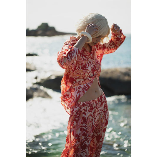 One Season Claudia Shirt-Procida-Sushi Voile-Fiesta  One Season Pisces Boutique