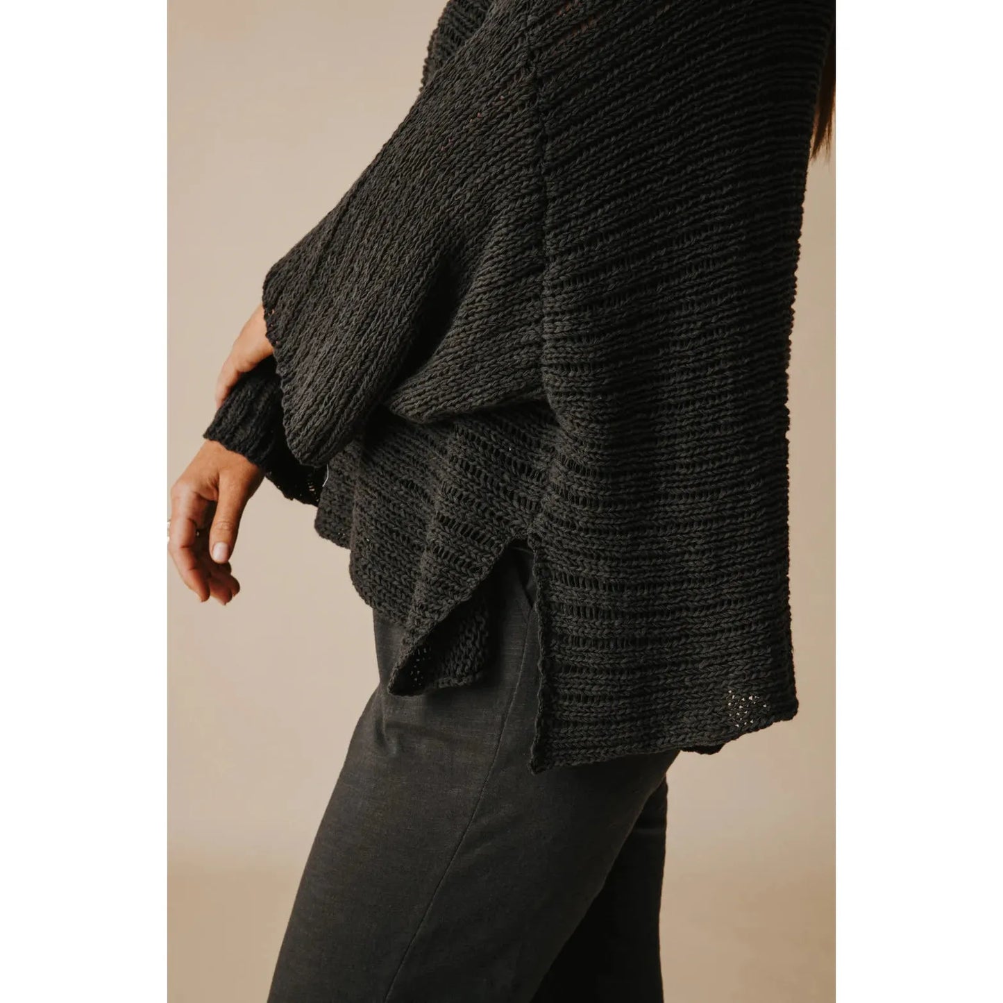 Talamaya Coast to Coast Pullover - Black Sand