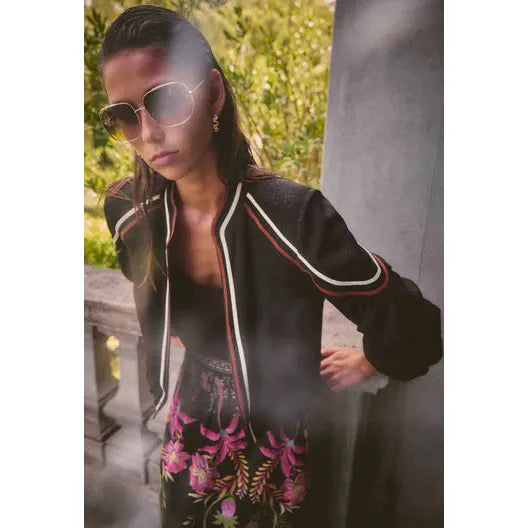 Once Was Arabella Reversible Placement Print Jacket