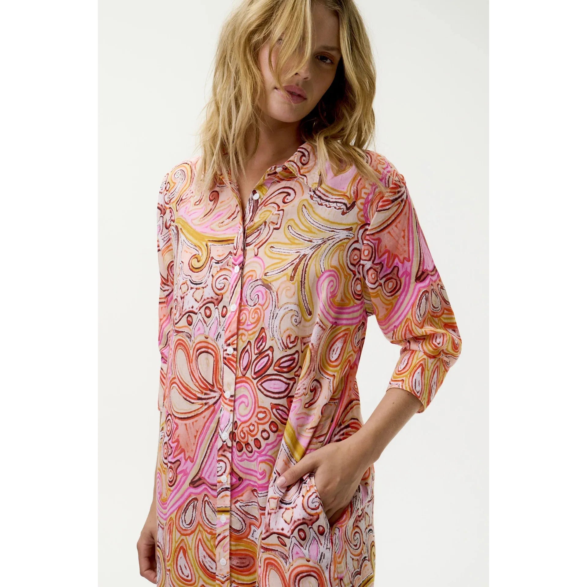 One Season Daisy-Muscat-Cotton-Multi Swirl  One Season Pisces Boutique