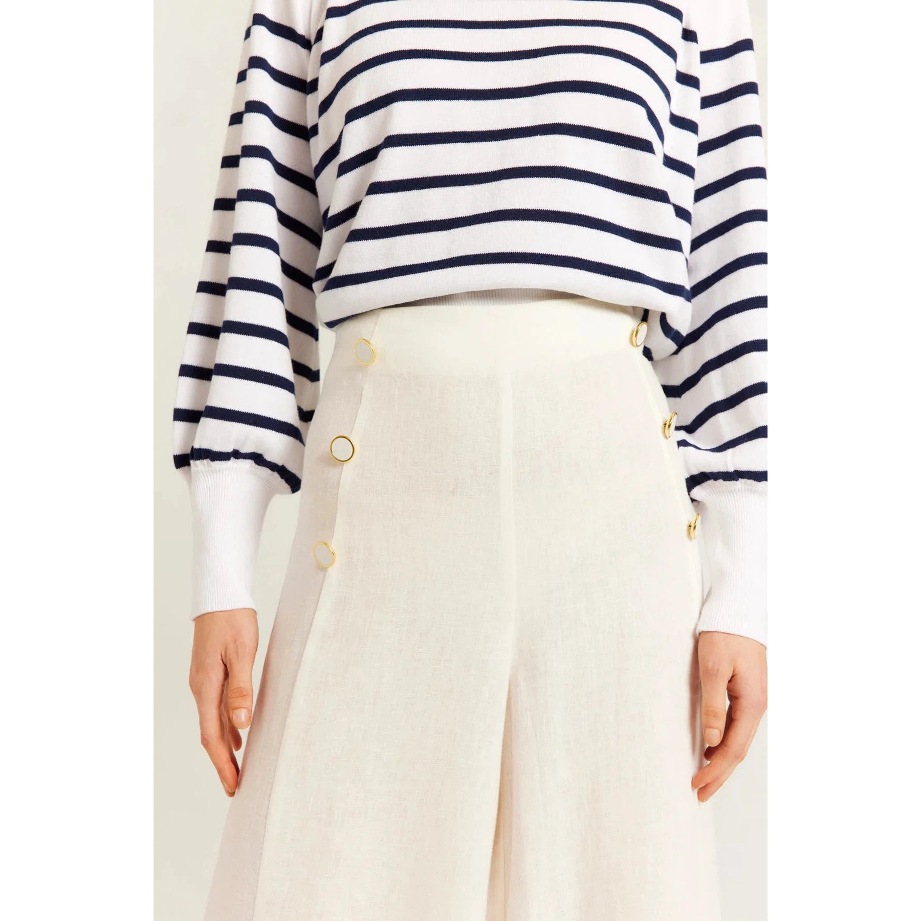 Alessandra Atlas Pant - Ivory