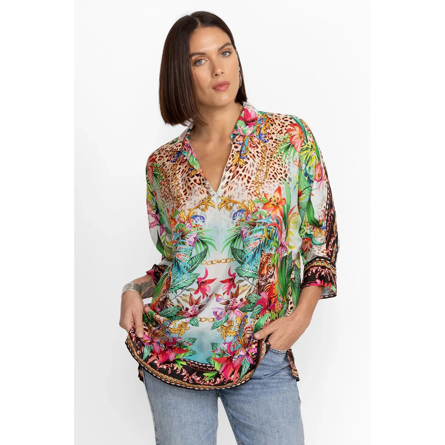 Johnny Was Aviina Tunic - Miller Tigre