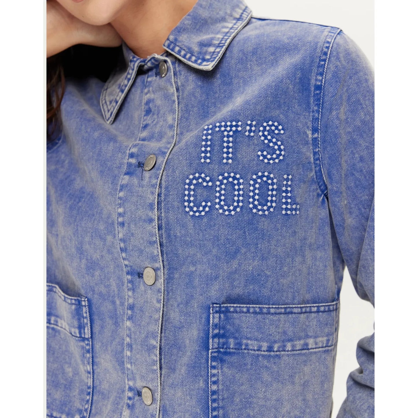 ME 369 Grace Utility Jacket - Indigo ME369 Pisces Boutique