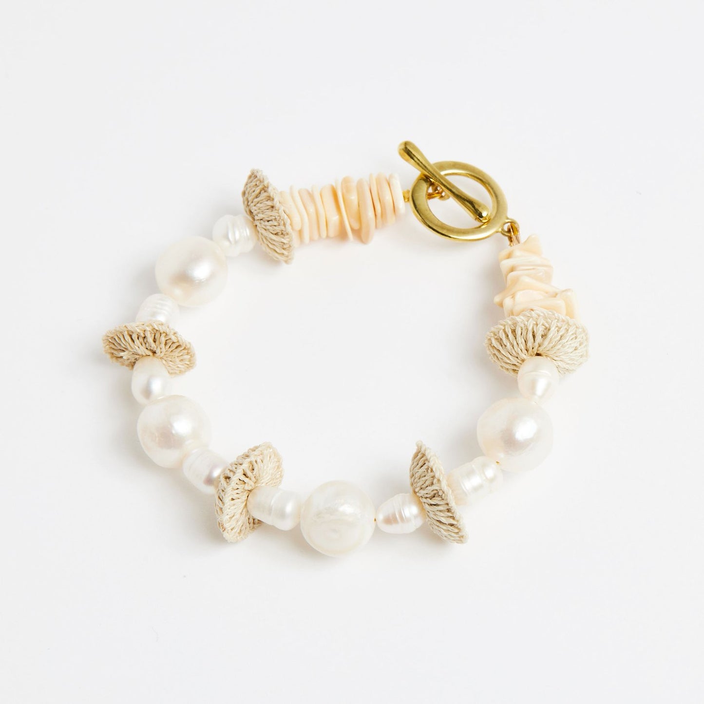 Bilum & Bilas Pearl Stack Bracelet