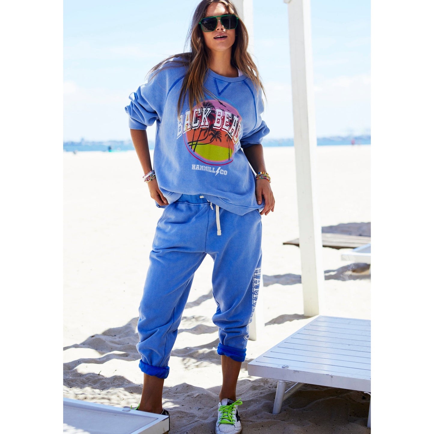Hammill & Co Beach Sweat - Blue