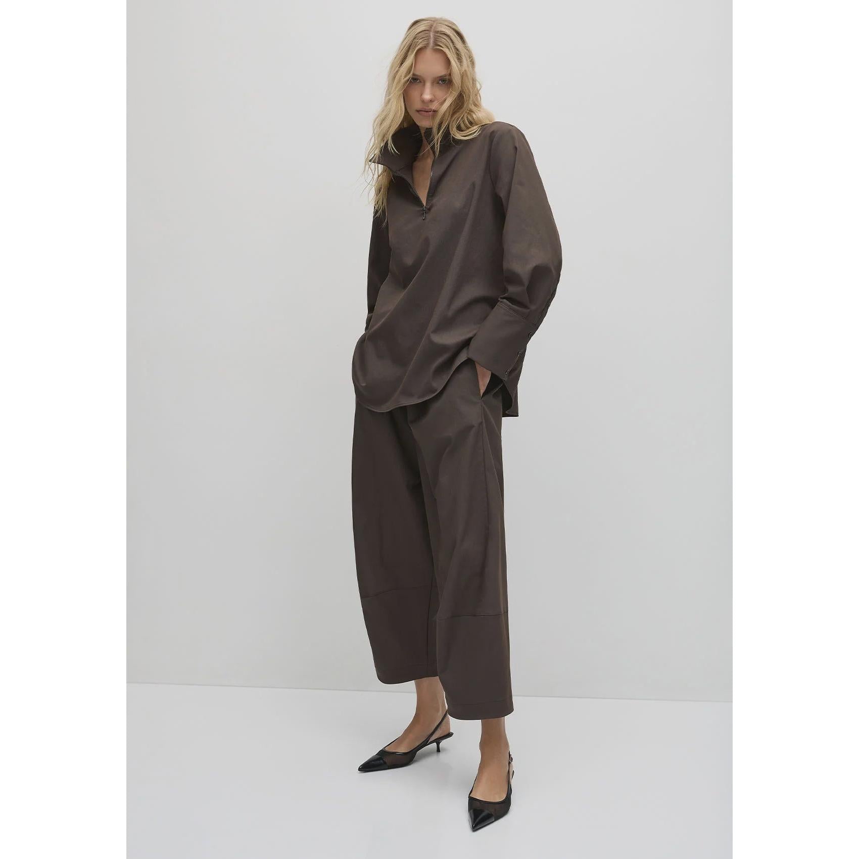 Mela Purdie Cone Pant Gravitene - Leather Twill