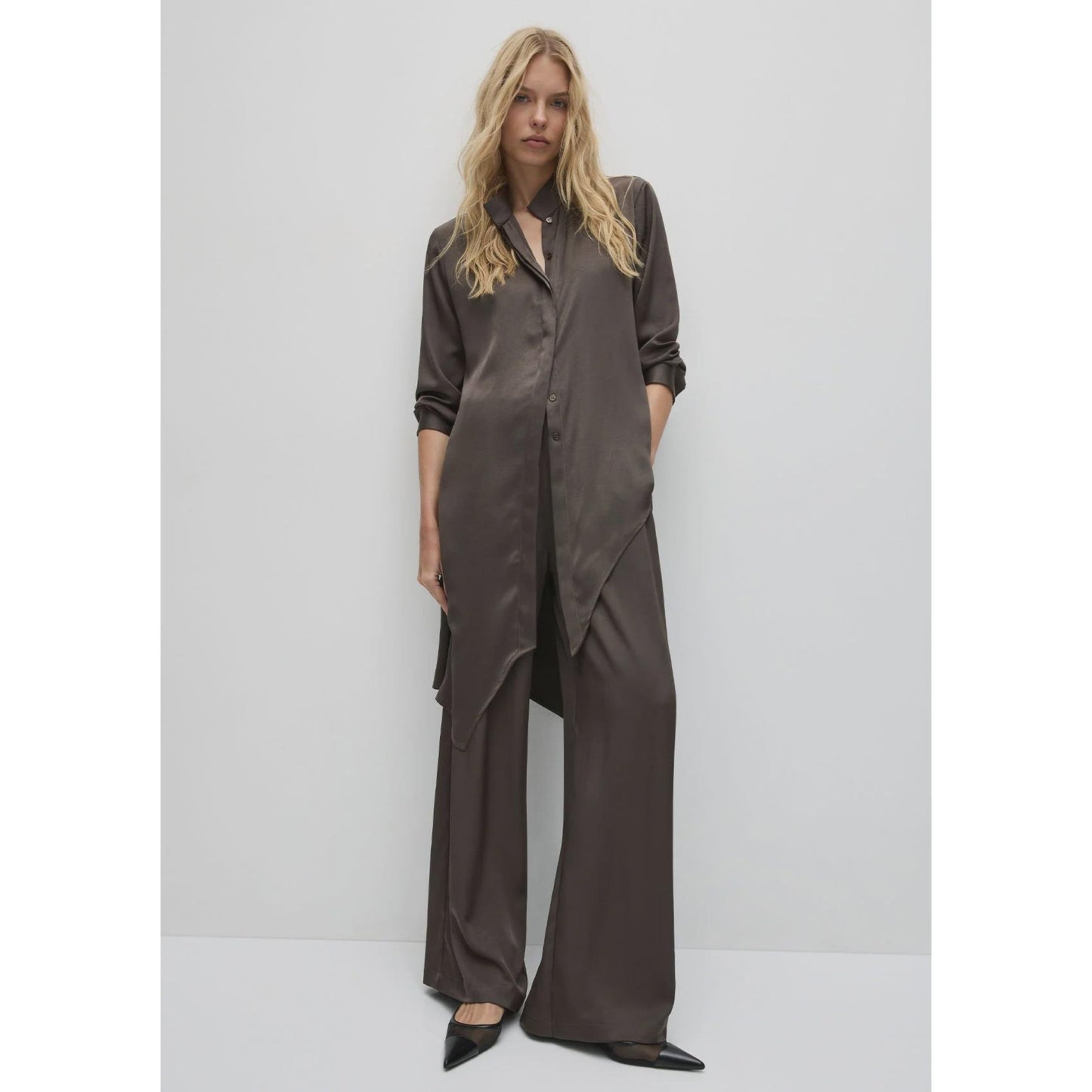 Mela Purdie Maxi pace pant Stretch Gloss - Leather