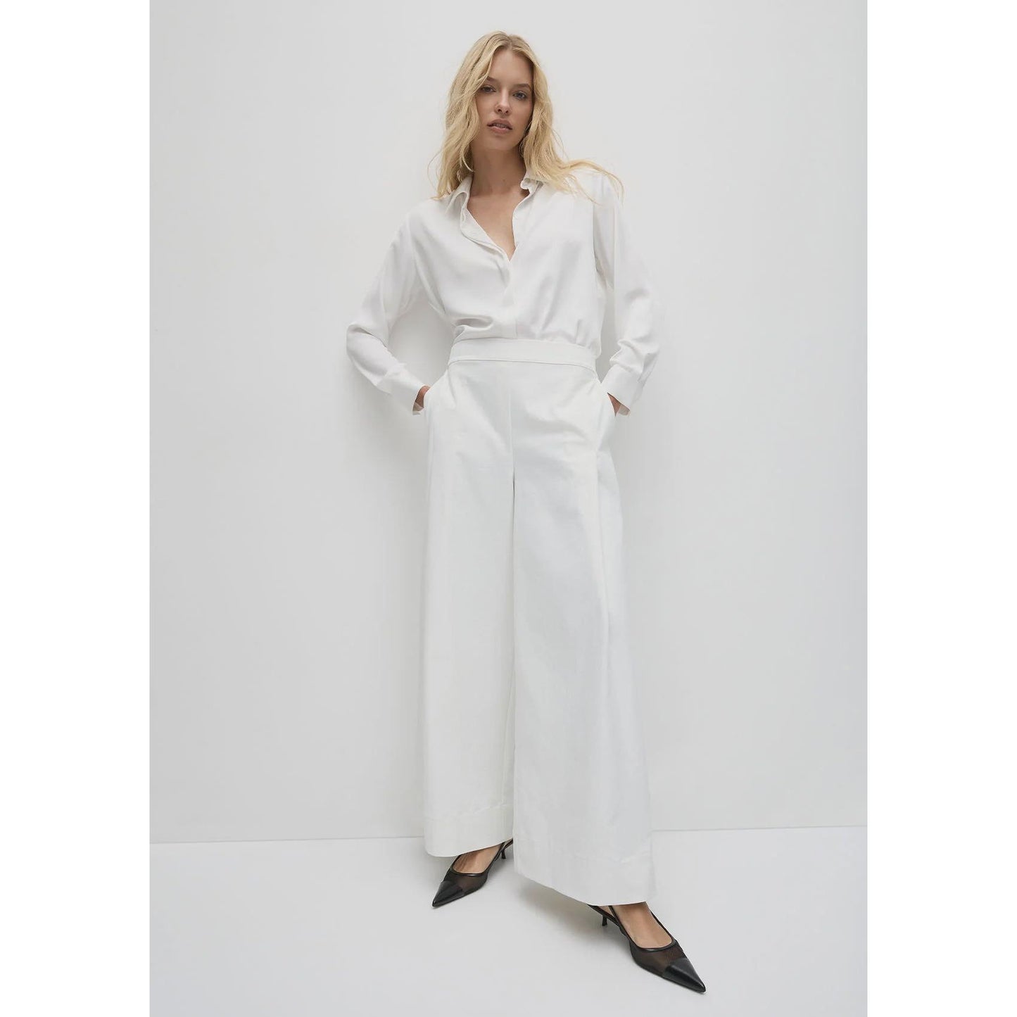 Mela Purdie Soft Shirt Stretch Gloss - Ivory