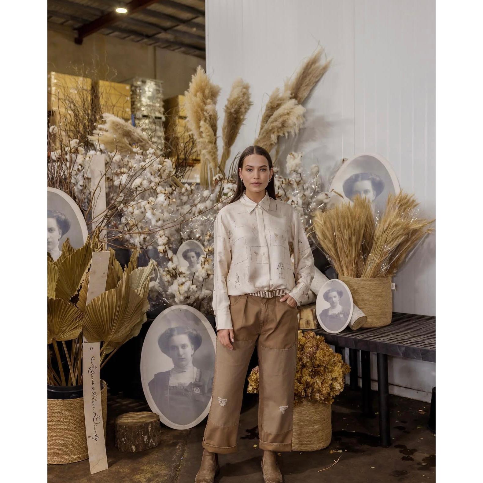 Circular By Maud Dainty Shirt - Doodles Print