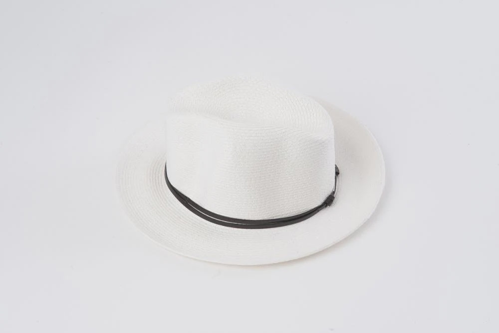 TRAVAUX EN COURS Borsalino Hat - White