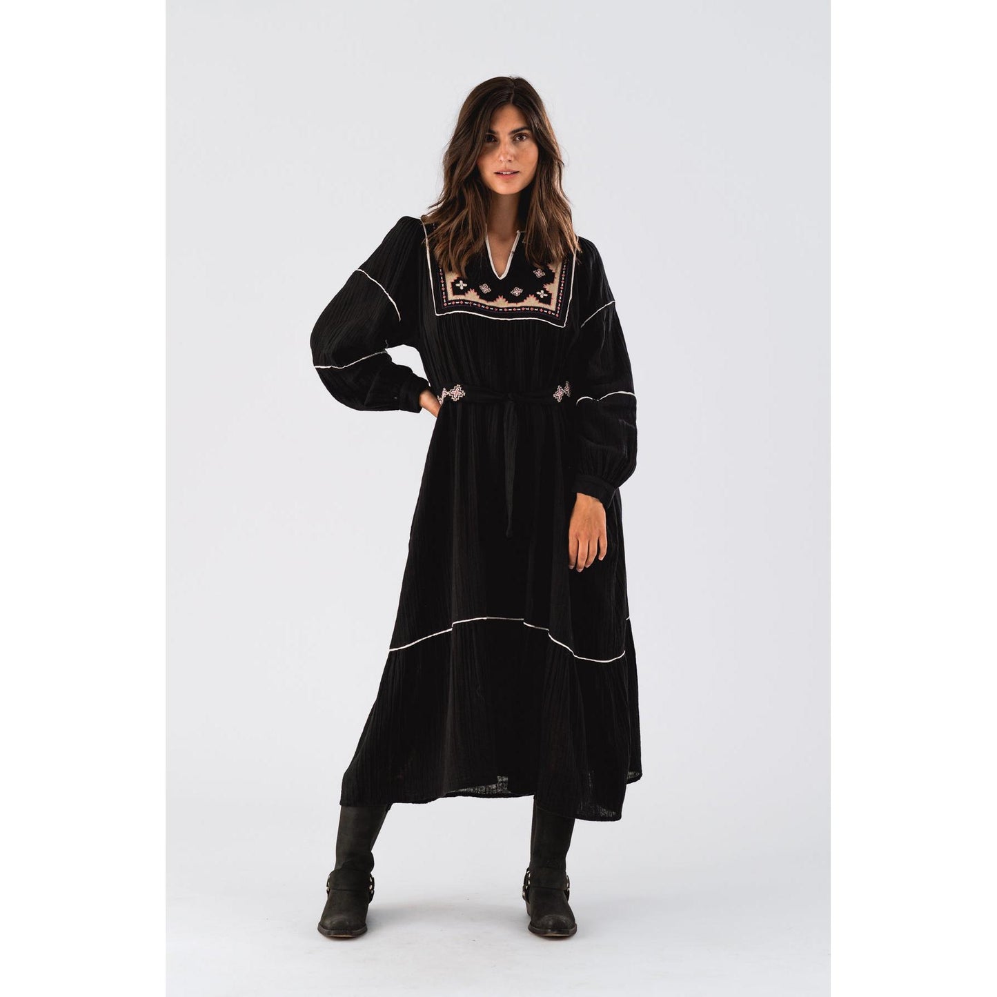 Lolly's Laundry Latourll Maxi Dress - Black