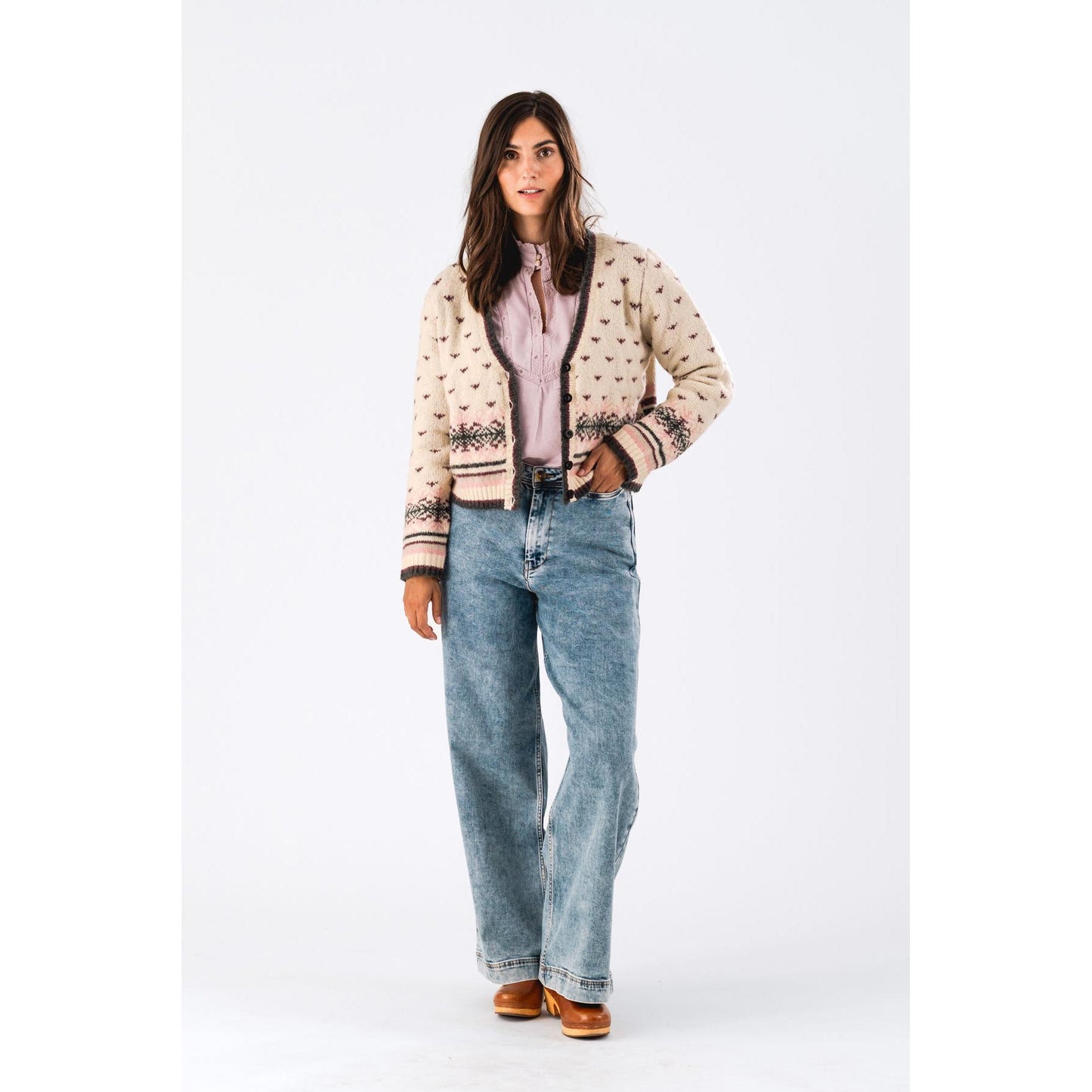 Lolly's Laundry Ninall Cardigan - Creme
