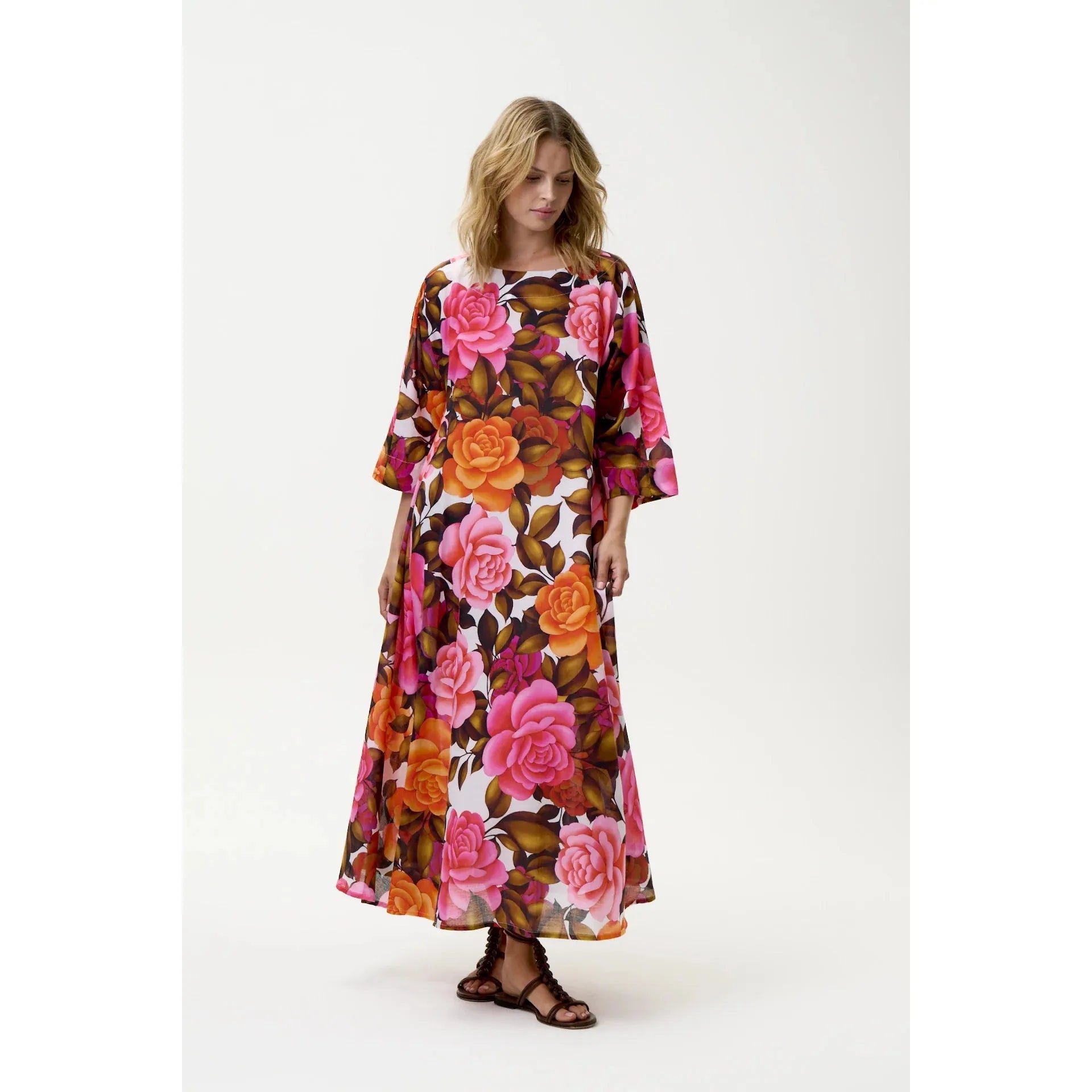 One Season Long Jackie-Deia-Cotton-Roses  One Season Pisces Boutique