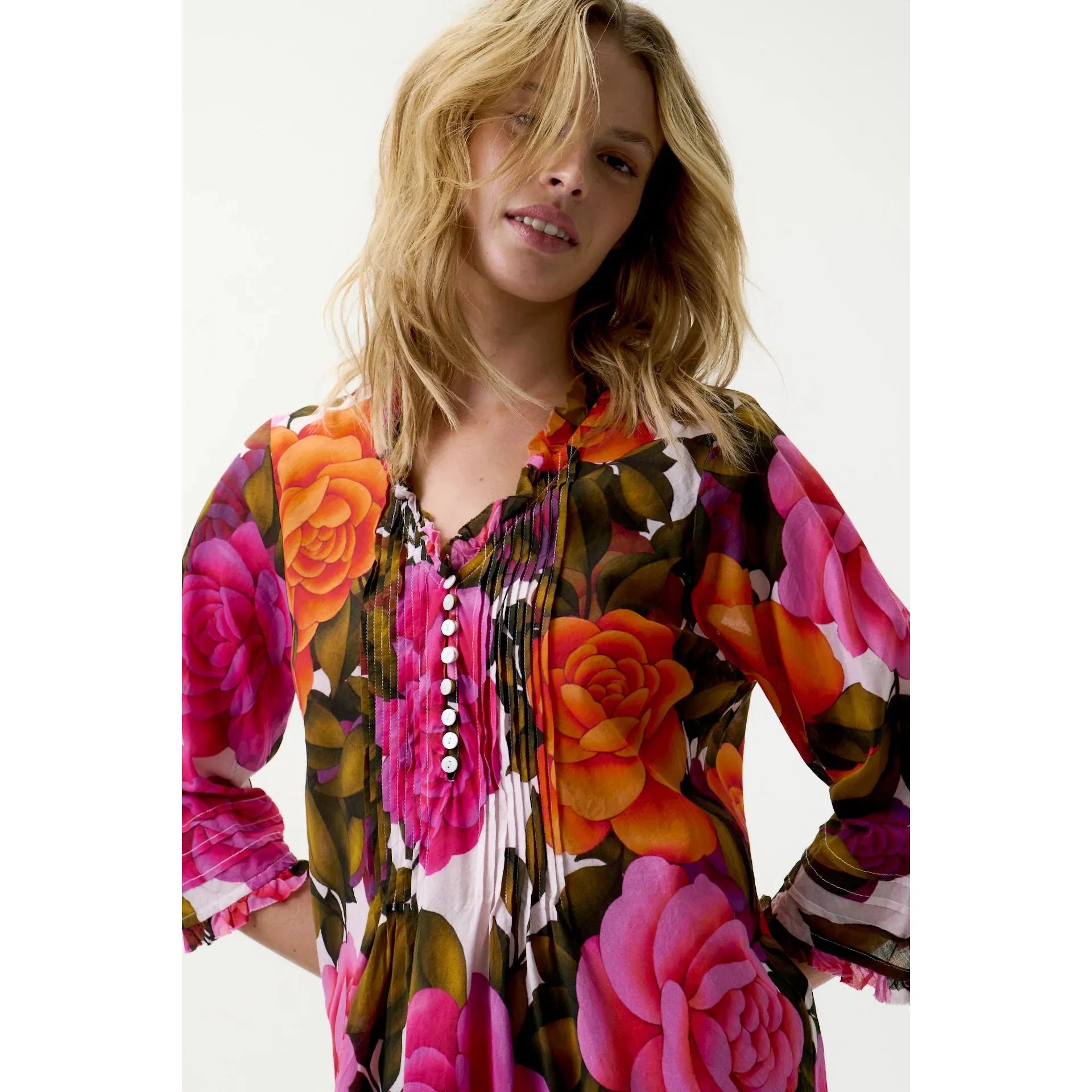 One Season Long Poppy-Deia-Cotton-Roses  One Season Pisces Boutique