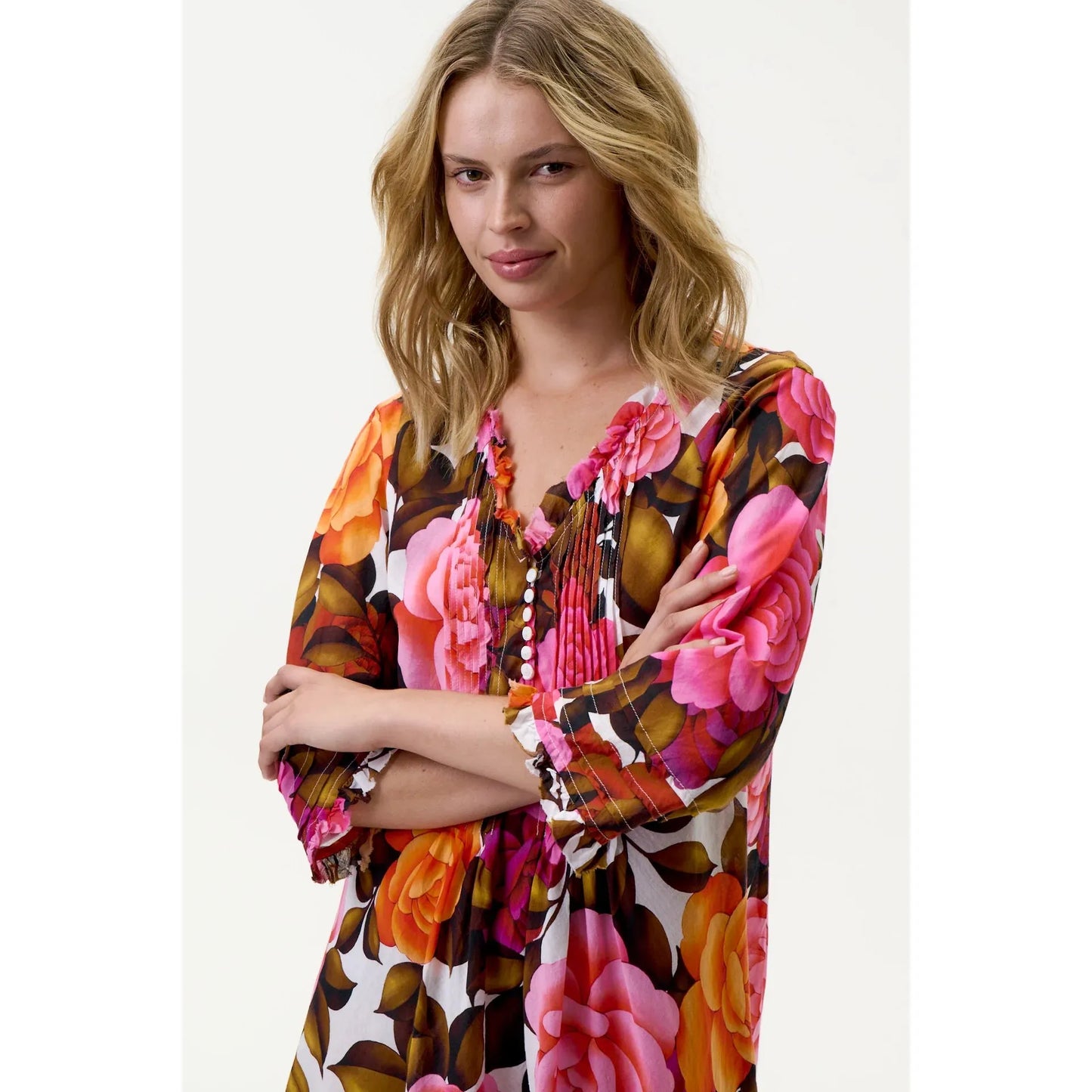One Season Middy Poppy-Deia-Cotton-Roses One Season Pisces Boutique