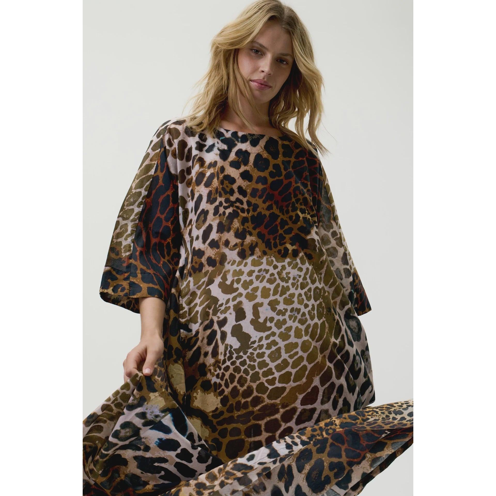 One Season Long Jackie-Lipari-Cotton-Leopard  One Season Pisces Boutique
