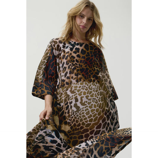 One Season Long Jackie-Lipari-Cotton-Leopard  One Season Pisces Boutique