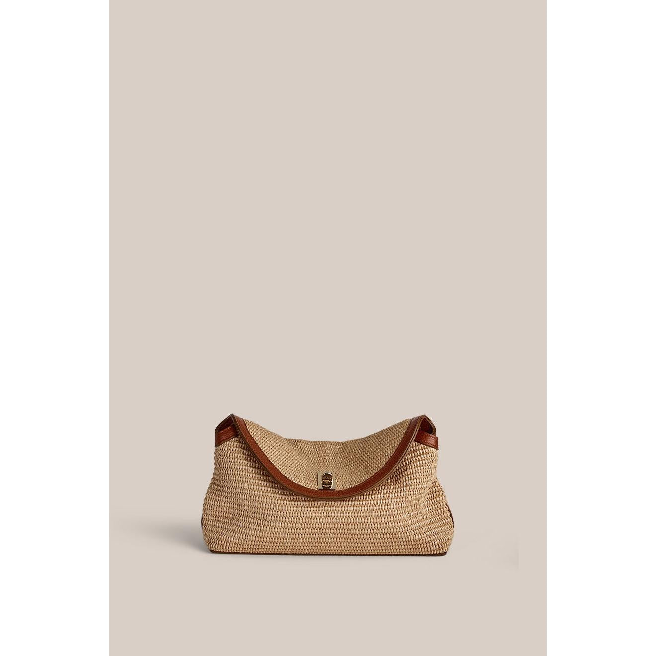Vestirsi Sloane Raffia Crossbody Clutch -Tan IN STORE PURCHASE Vestirsi Pisces Boutique