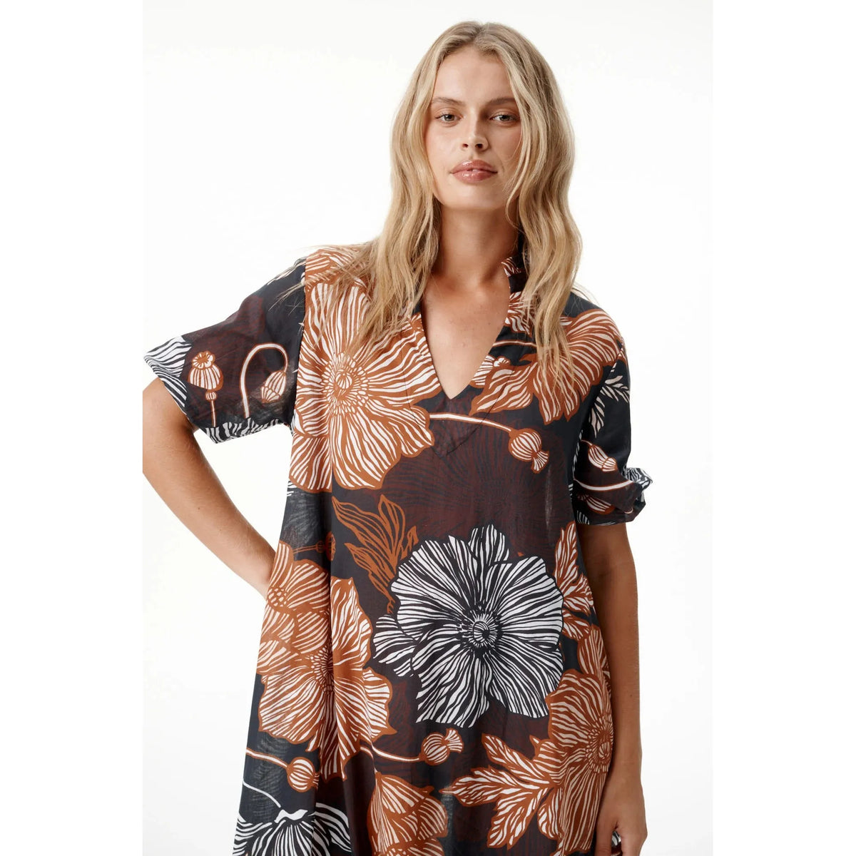 One Season Long Grace - Desert - Cotton Black / Tan