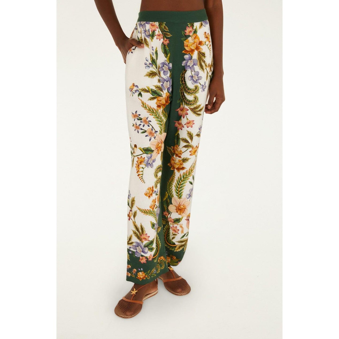 Farm Rio Nature Sand Pants - Nature Farm Rio Pisces Boutique