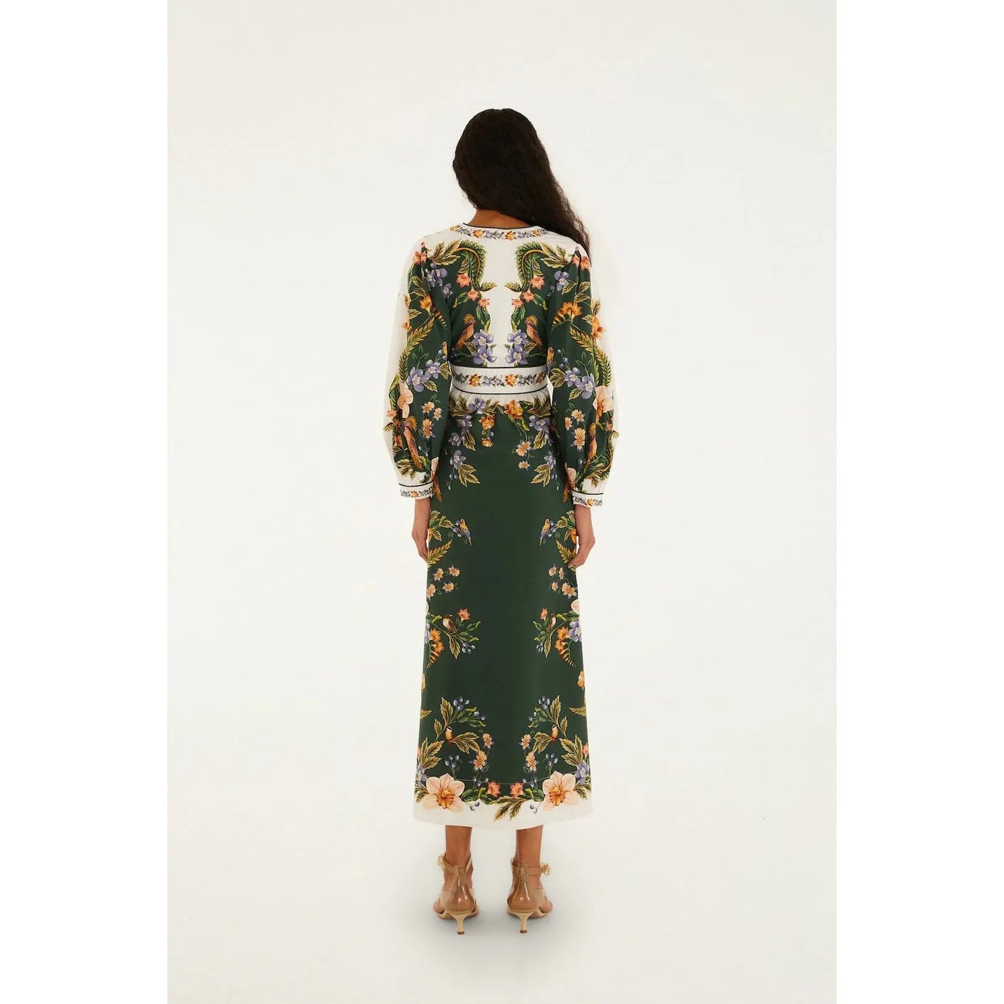 Farm Rio Nature Green Maxi Dress - Green Farm Rio Pisces Boutique