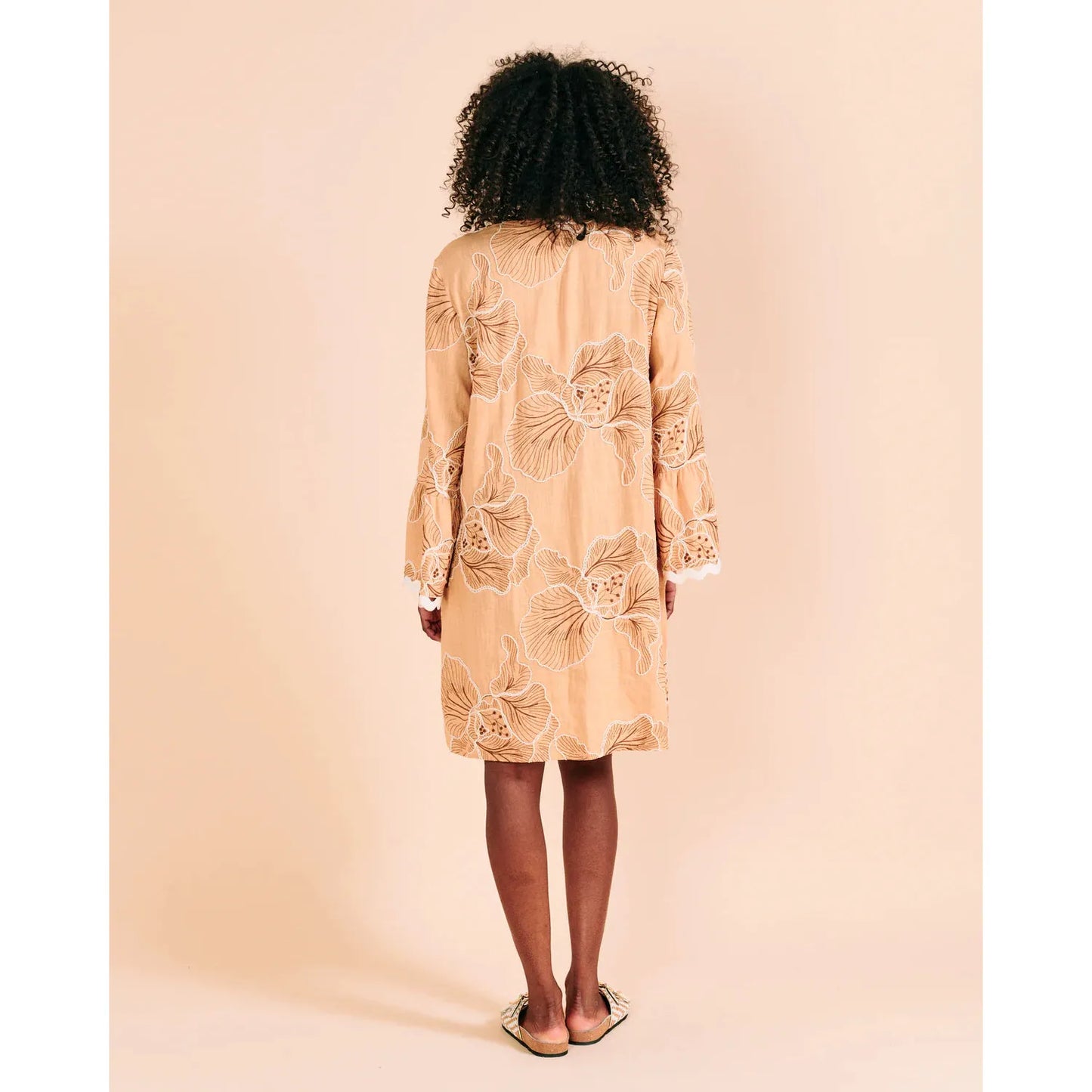 Valerie Khalfon Dacomo Dress - Camel