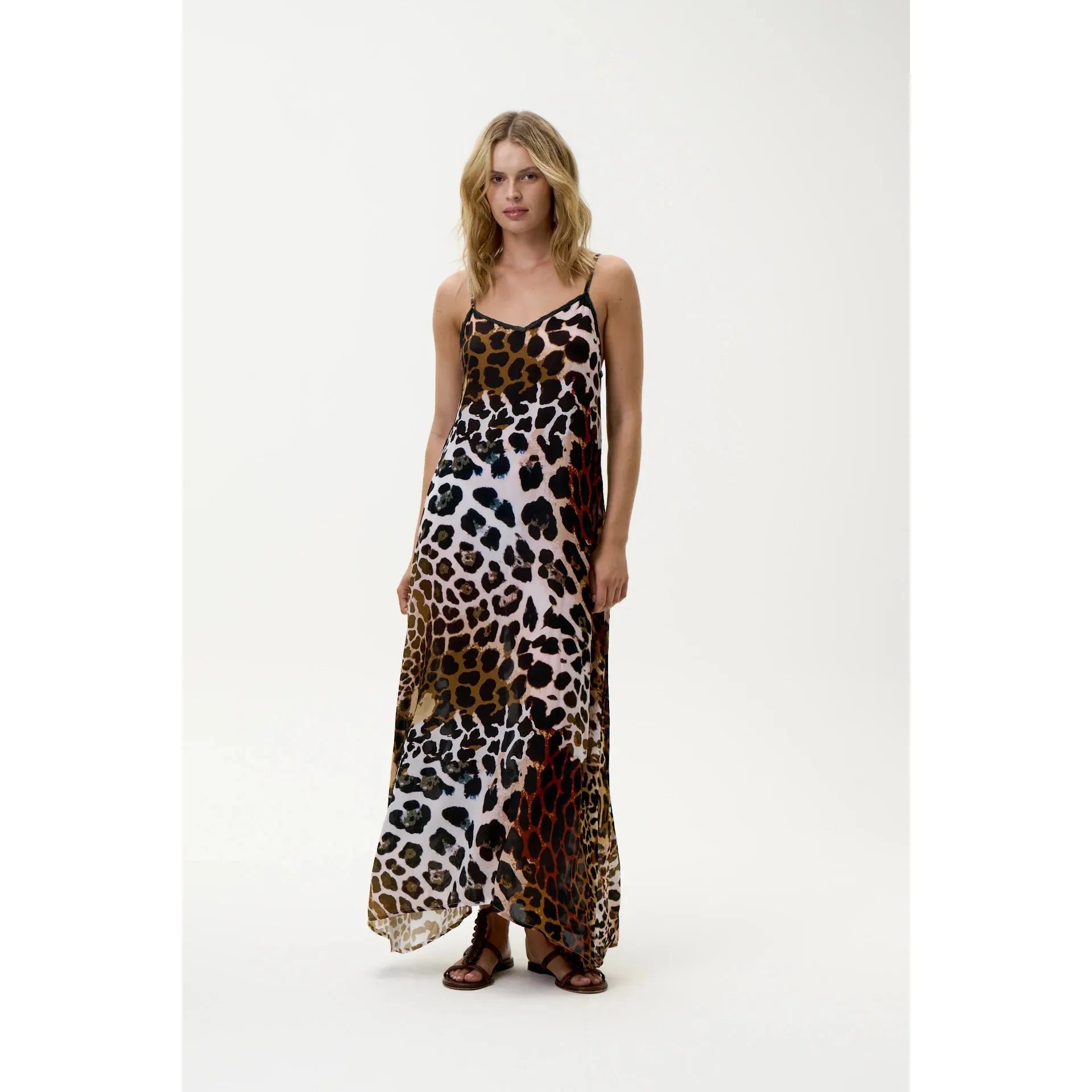 One Season Antoinette Slip-Lipari-Cotton-Leopard  One Season Pisces Boutique