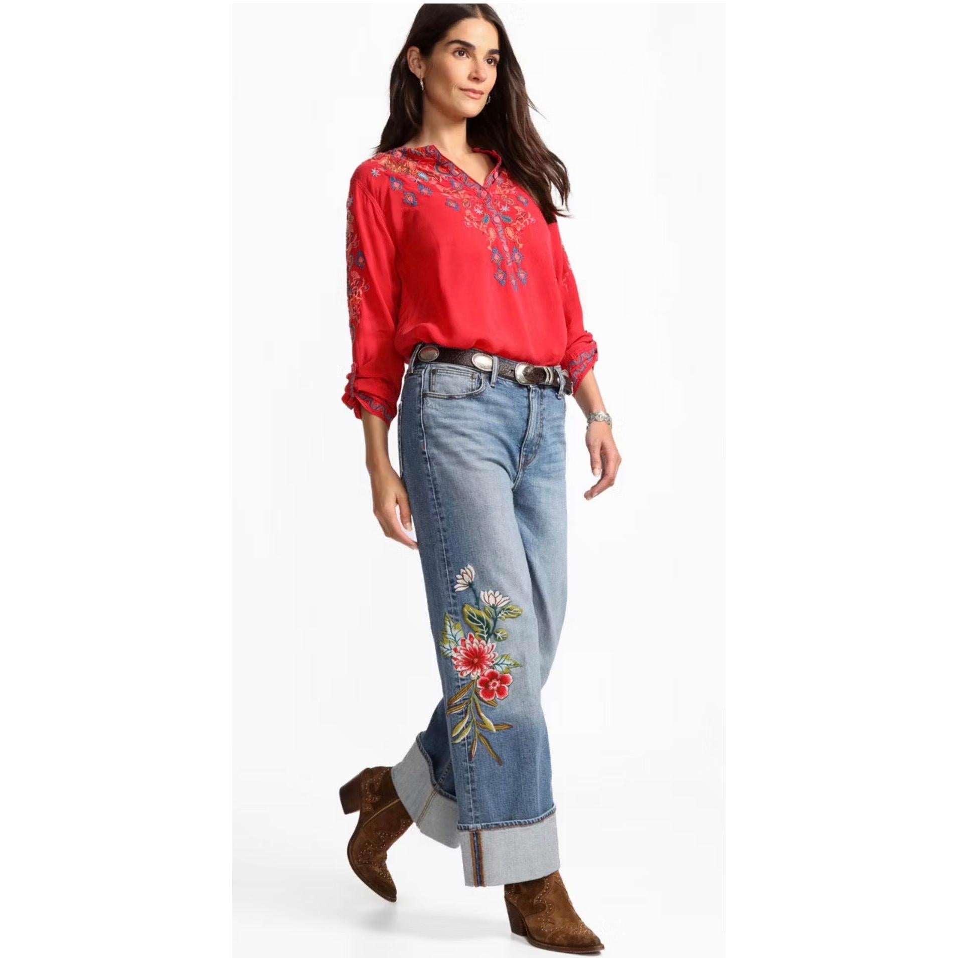 Johnny Was The Ankle Wide Leg Jean - Advestia  Johnny Was Pisces Boutique