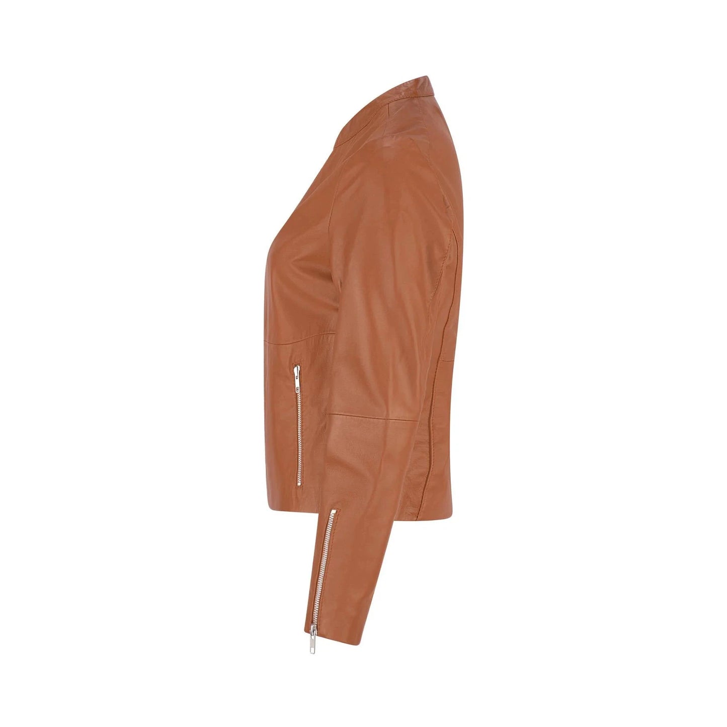 Caravan & Co Hudson Leather Bomber Jacket - Husk