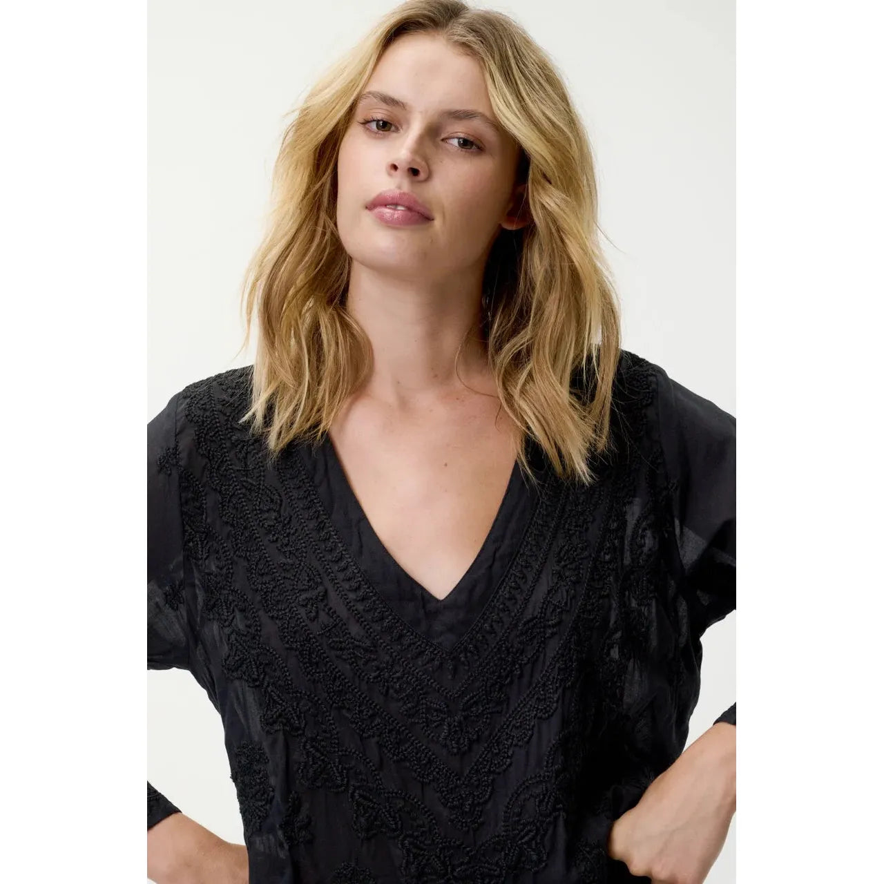 One Season Long Goa-Cotton-Black/Black