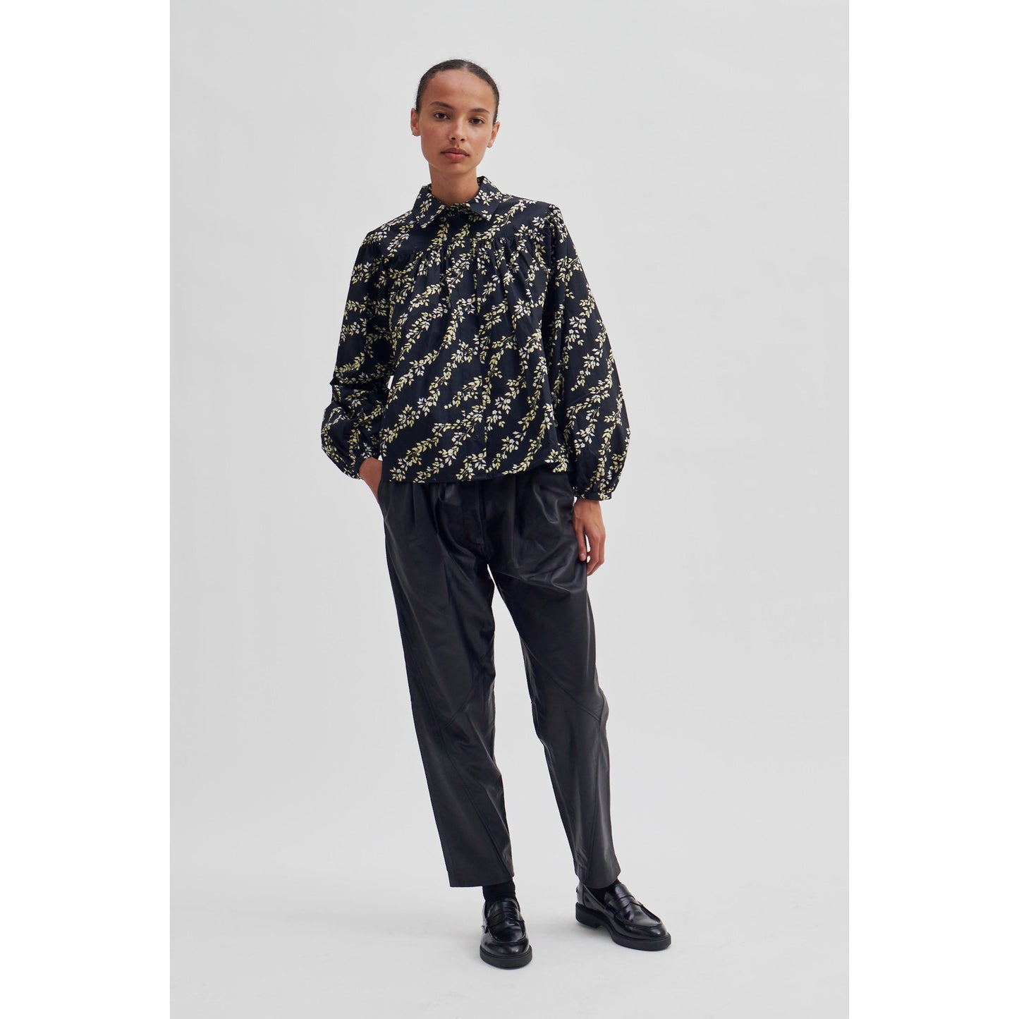 Second Female Kalmia Shirt - Black