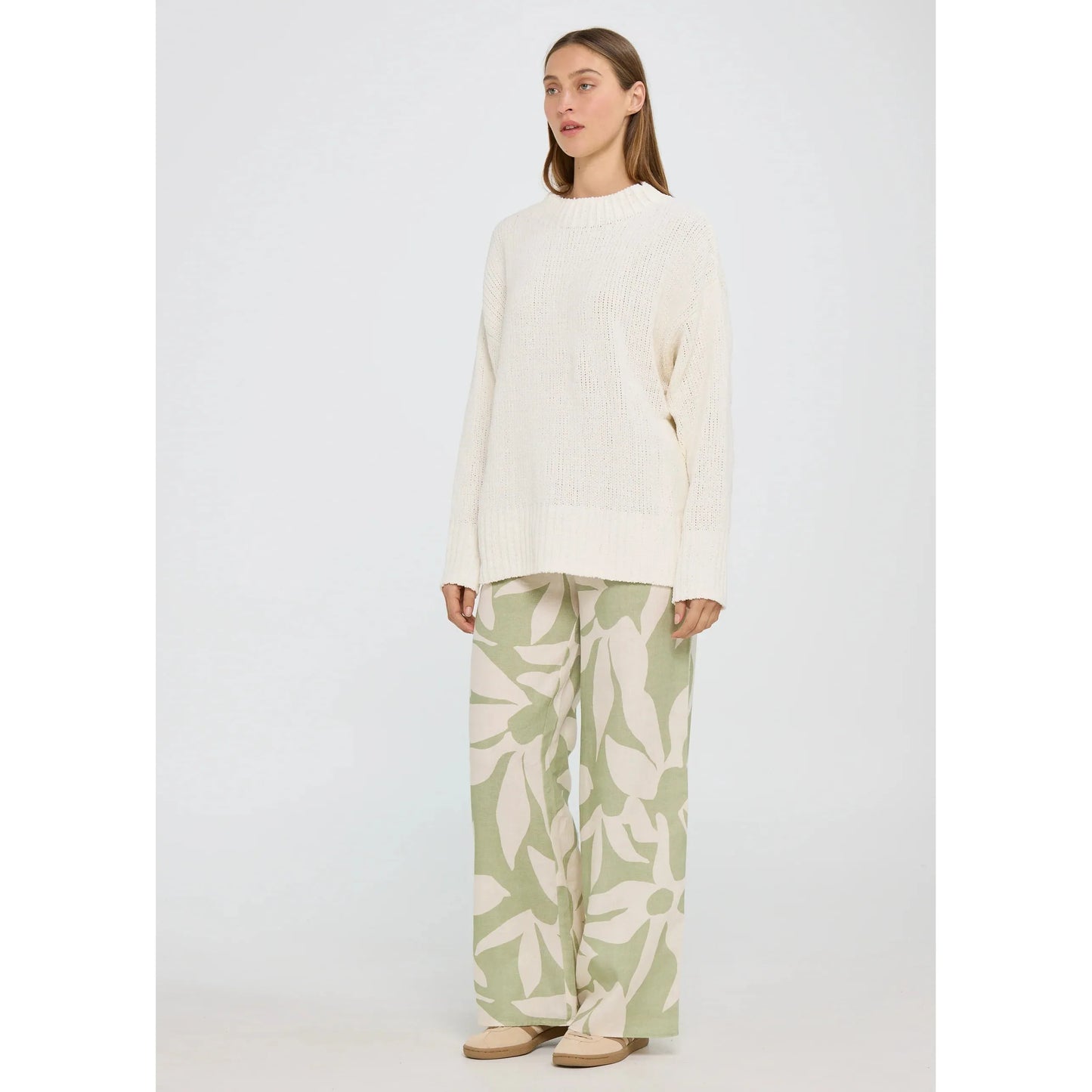 Pippa Clover Sweater - Oat