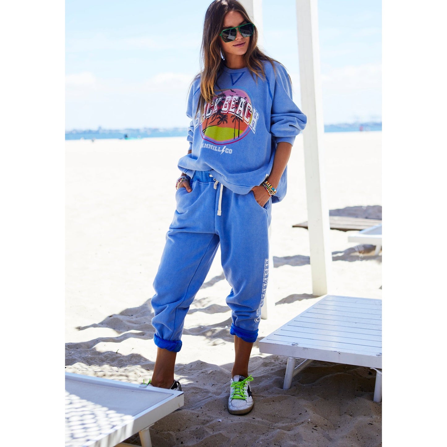 Hammill & Co Beach Sweat - Blue
