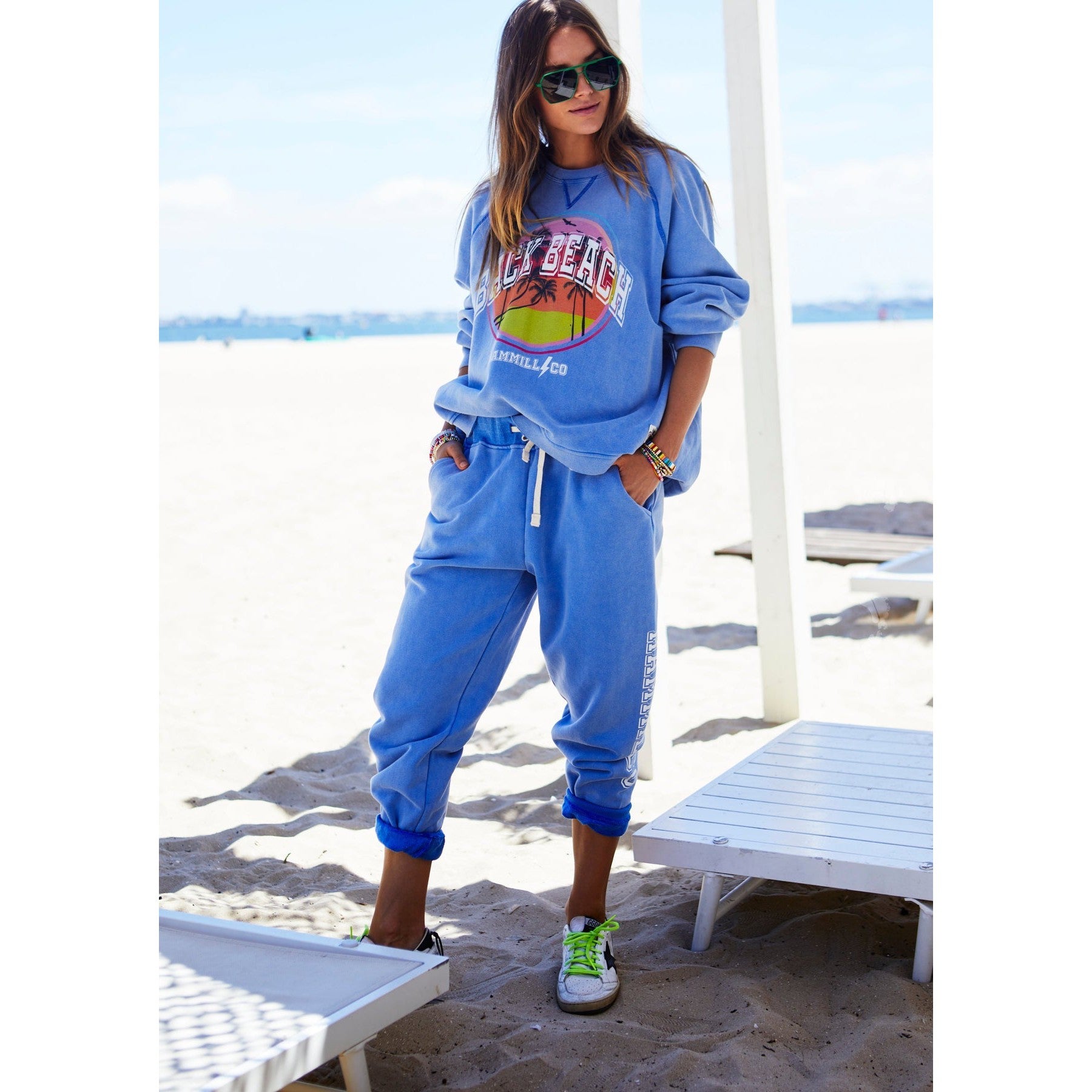Hammill & Co Beach Sweat - Blue