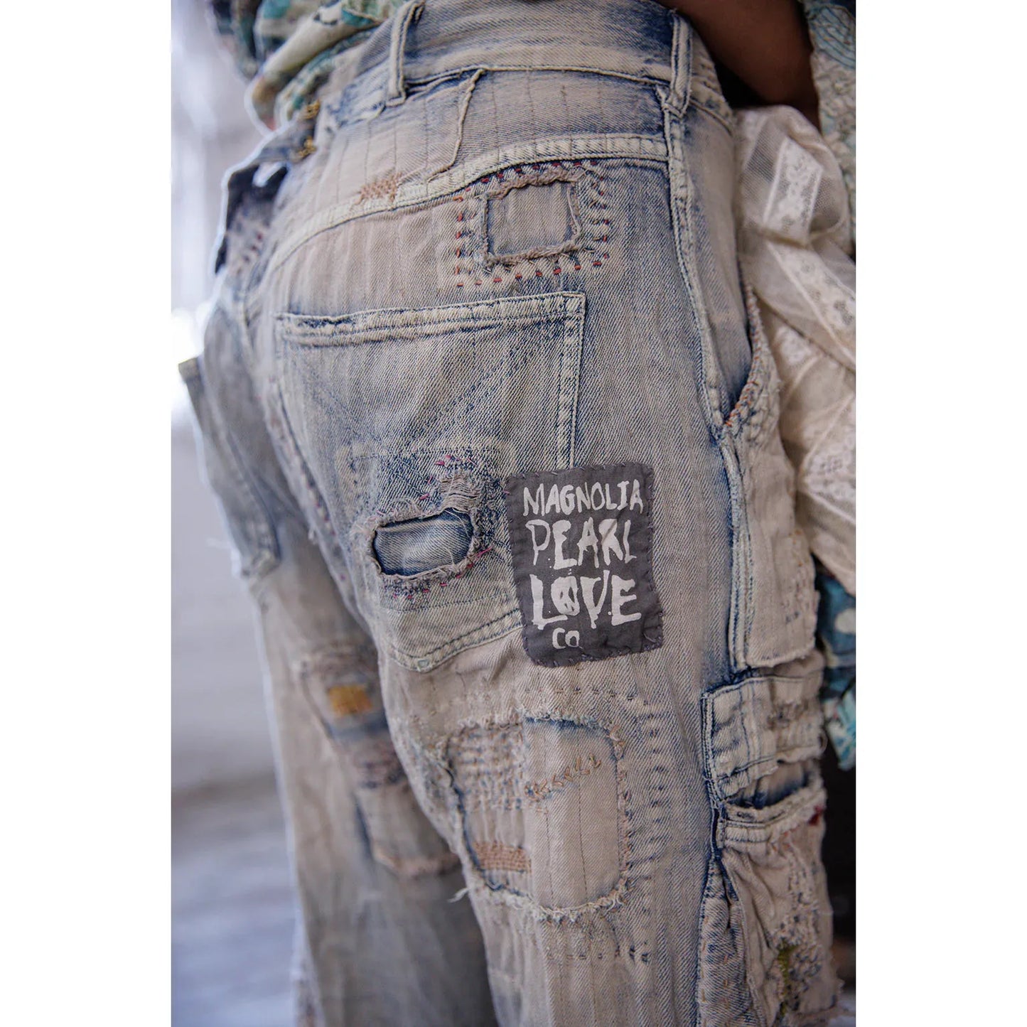 Magnolia Pearl Quilted Tatum Cargo Denims
