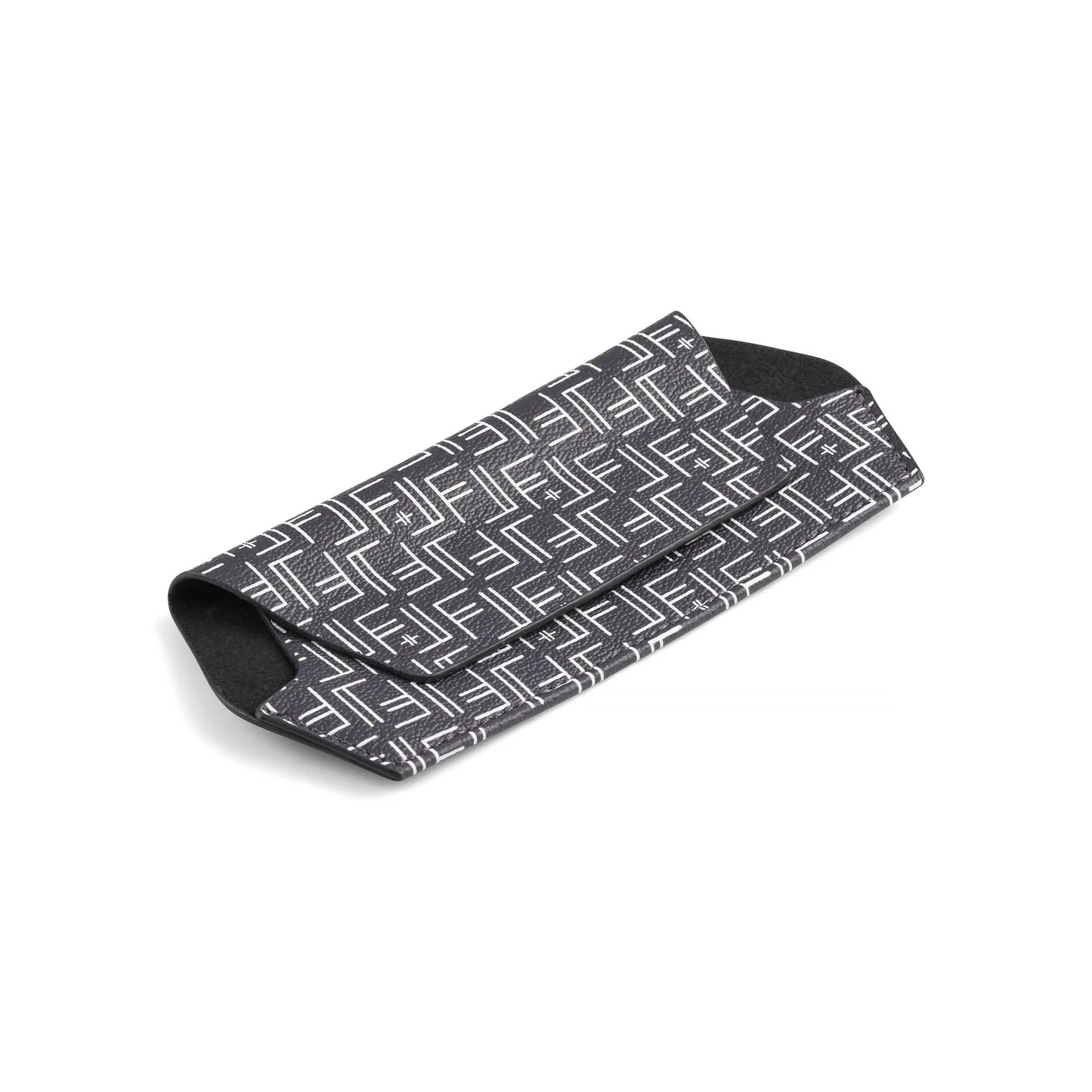 Fox and Leo Glasses Case - Vegan Navy print