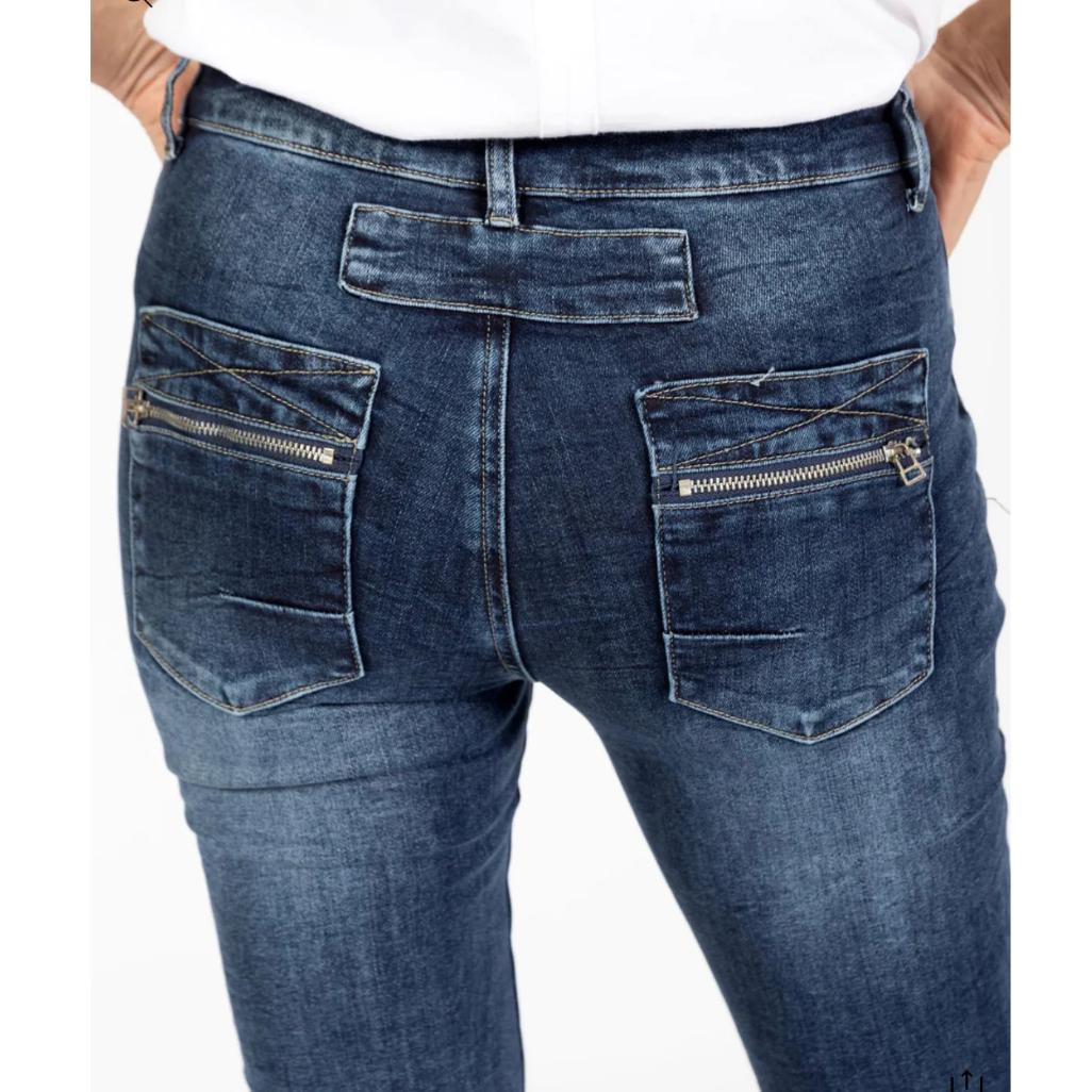Italian Star Zip / Button Jean