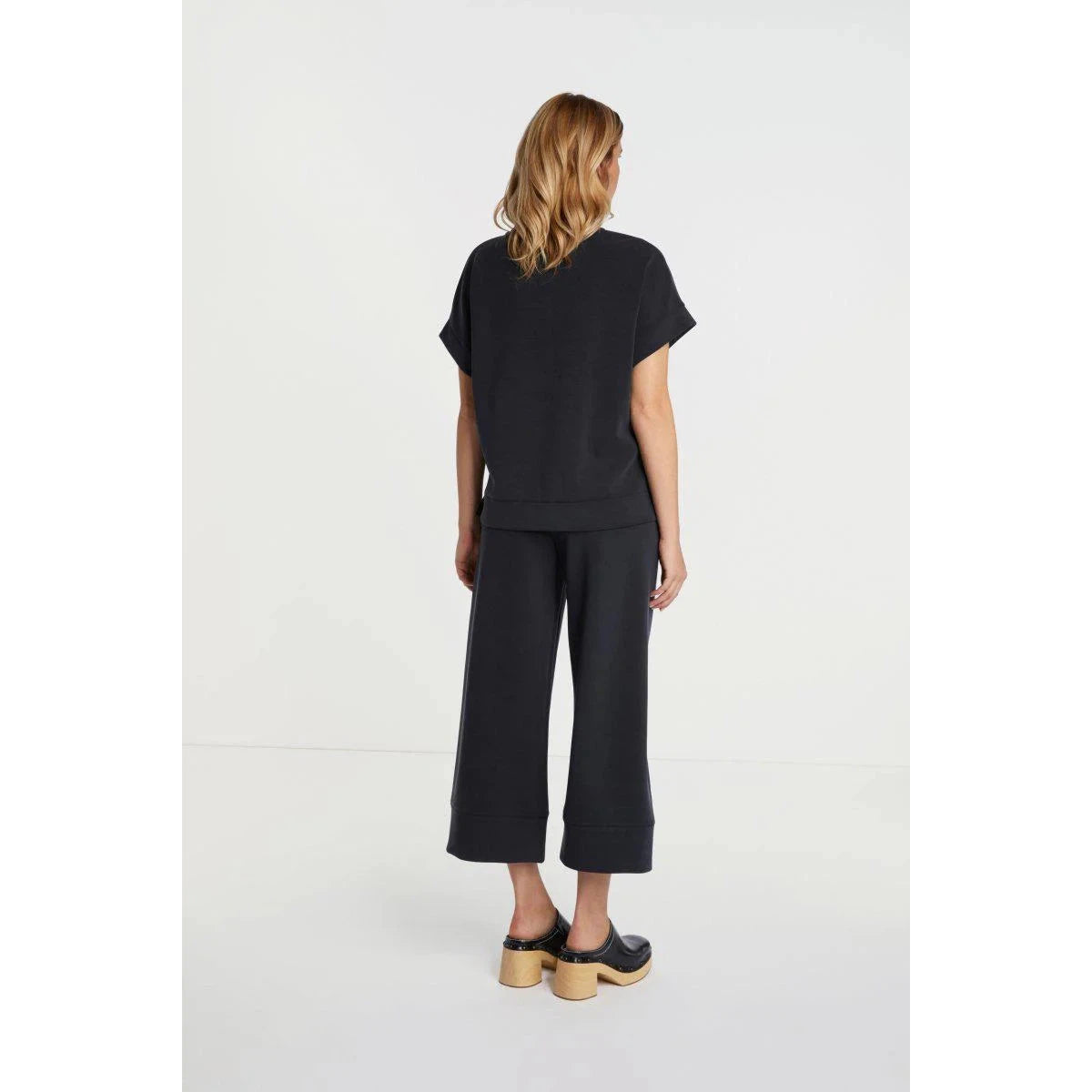 Rich & Royal Tencel Peach Culotte - Black