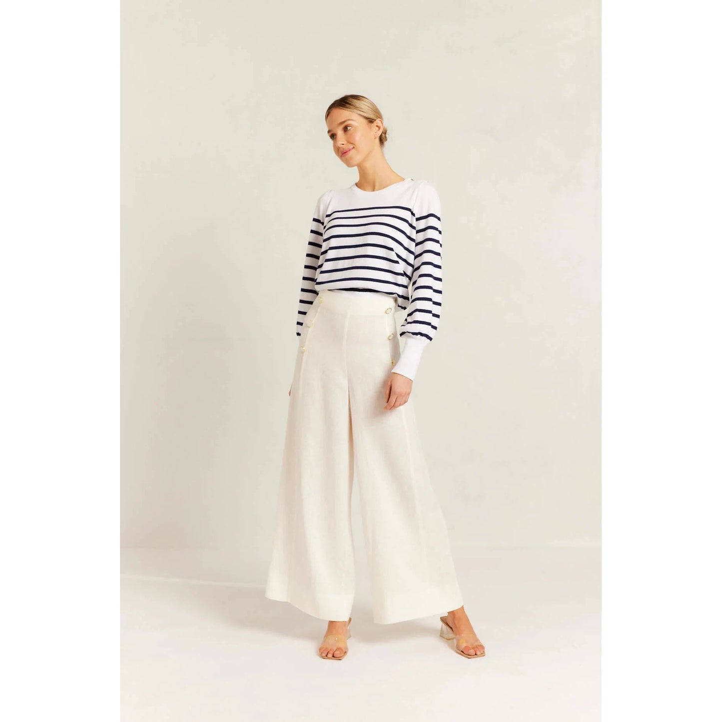 Alessandra Atlas Pant - Ivory