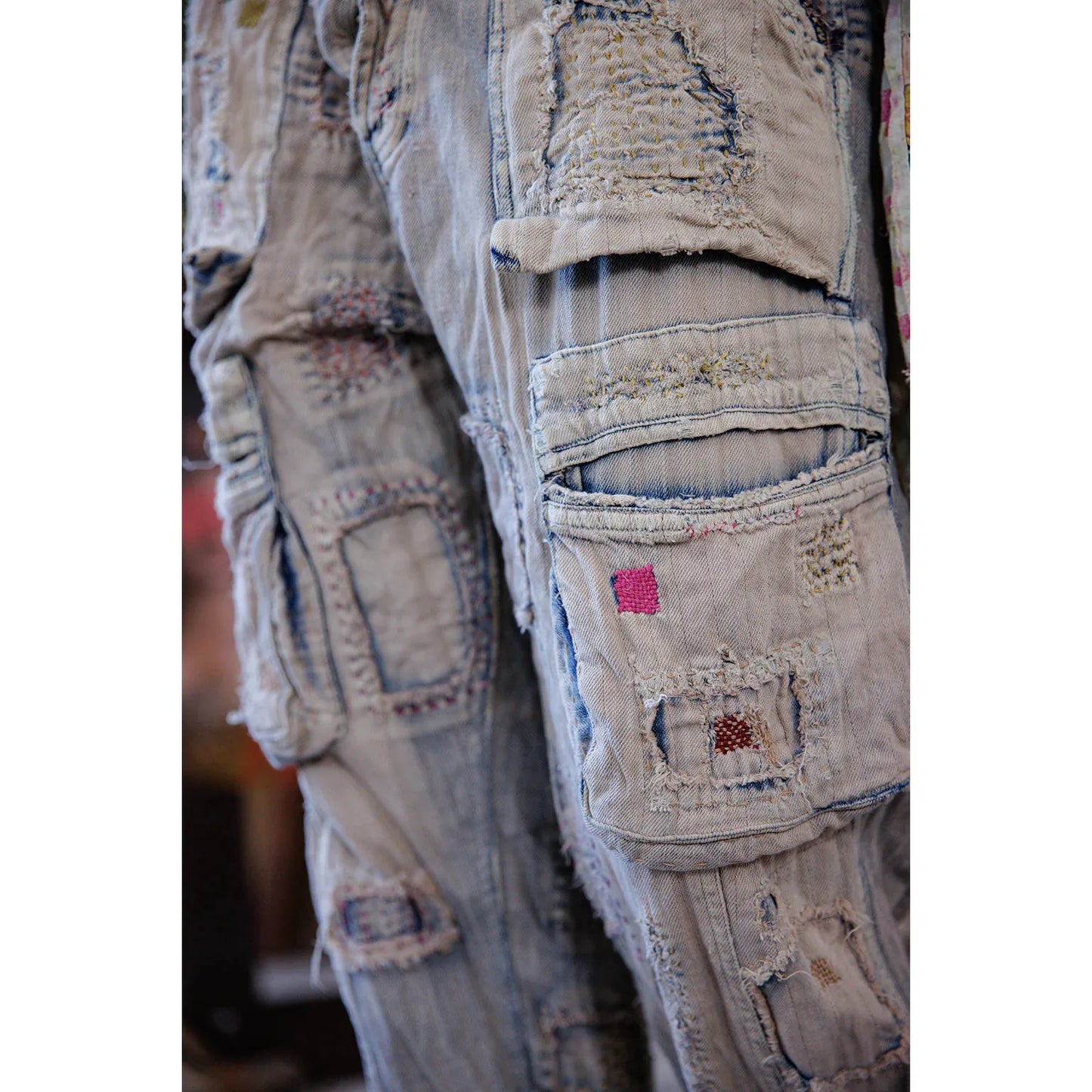 Magnolia Pearl Quilted Tatum Cargo Denims