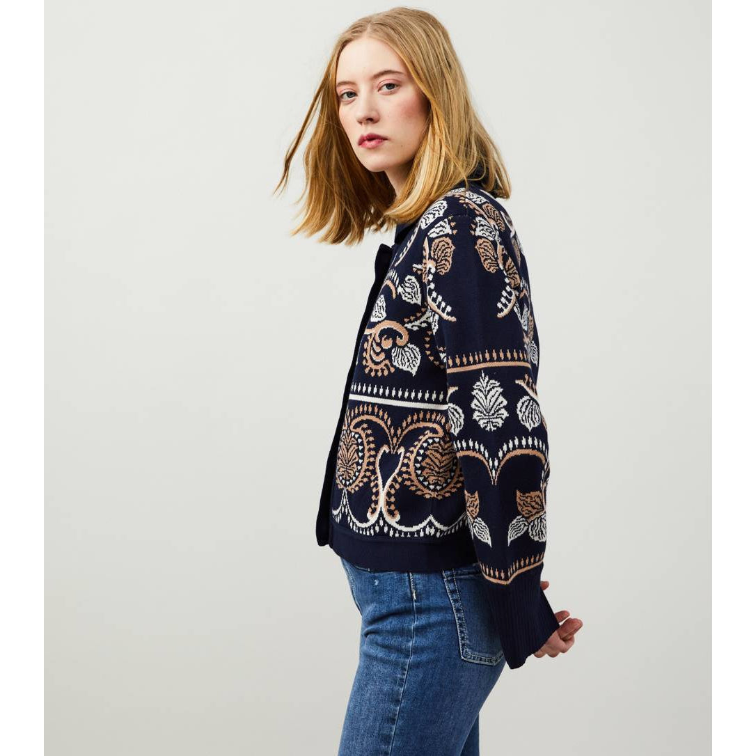 Odd Molly Violette Cardigan - Deep Navy