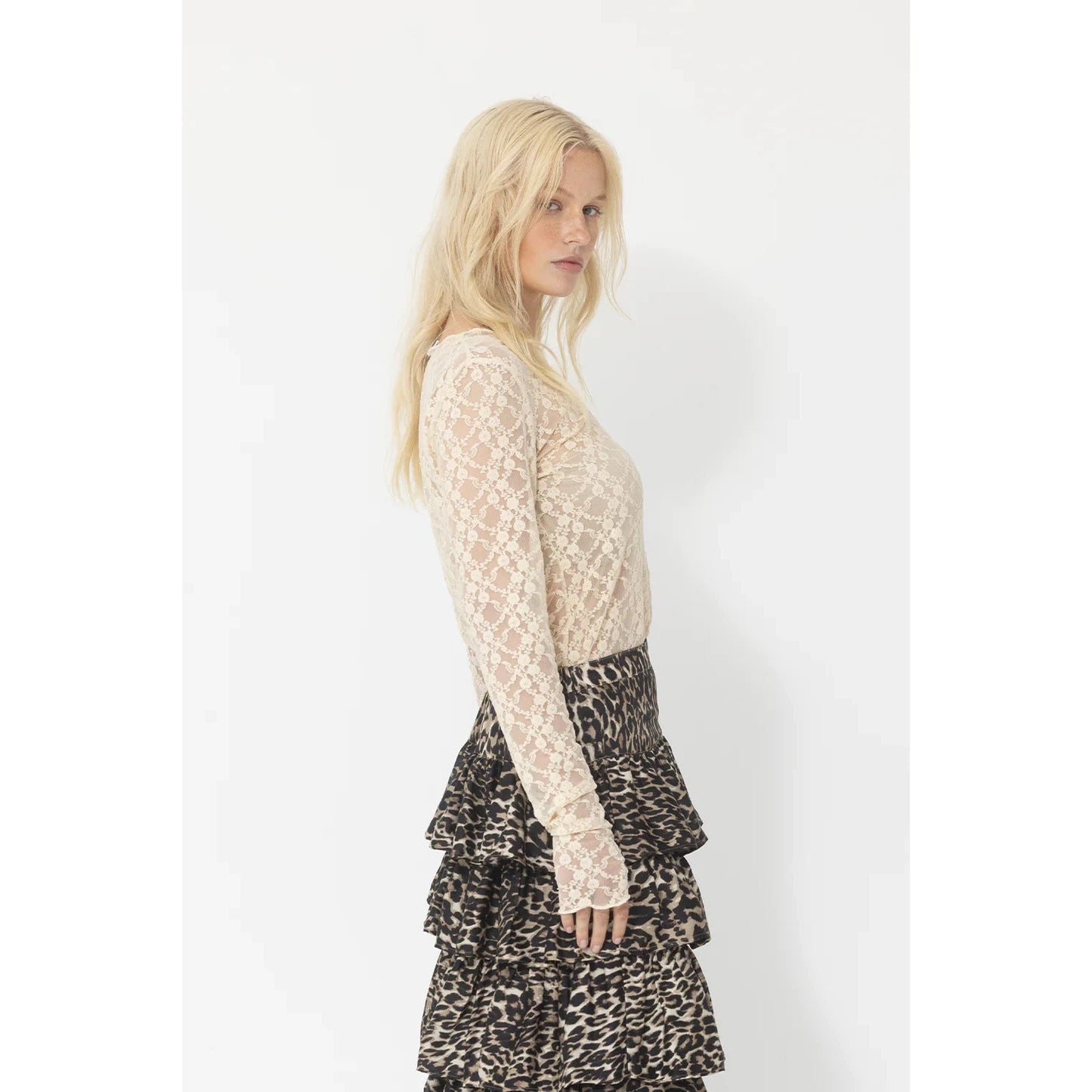 Joey Lace Top - Vanilla