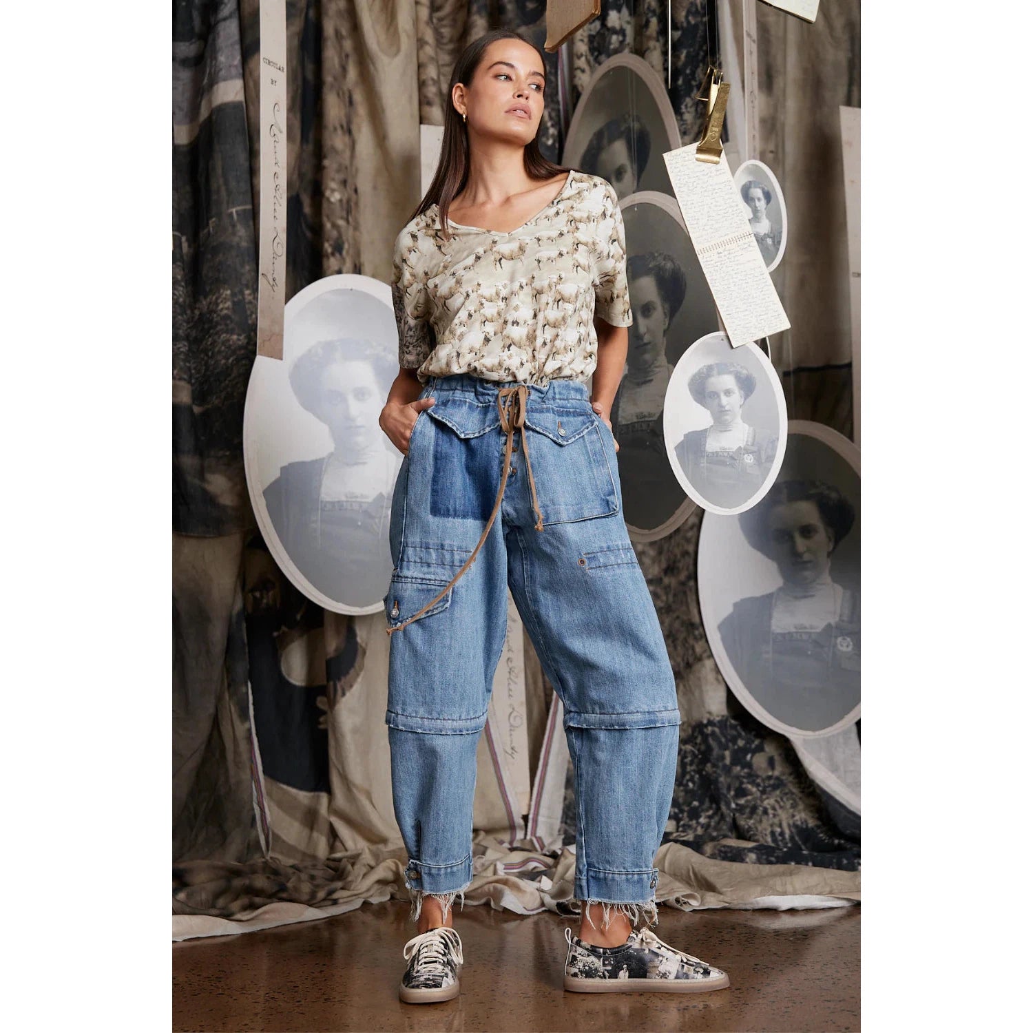 Maud Dainty Trucker Jean - Denim