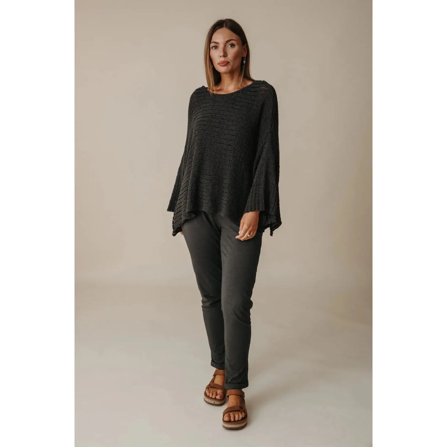 Talamaya Coast to Coast Pullover - Black Sand