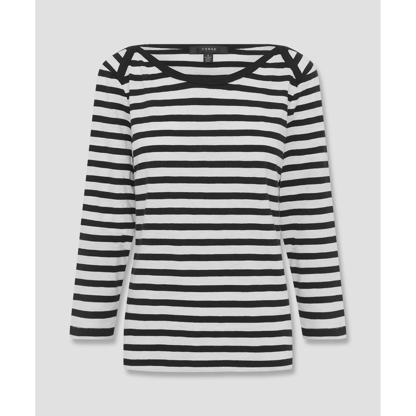 Verge Horizon Top - Ink Stripe  Verge Pisces Boutique