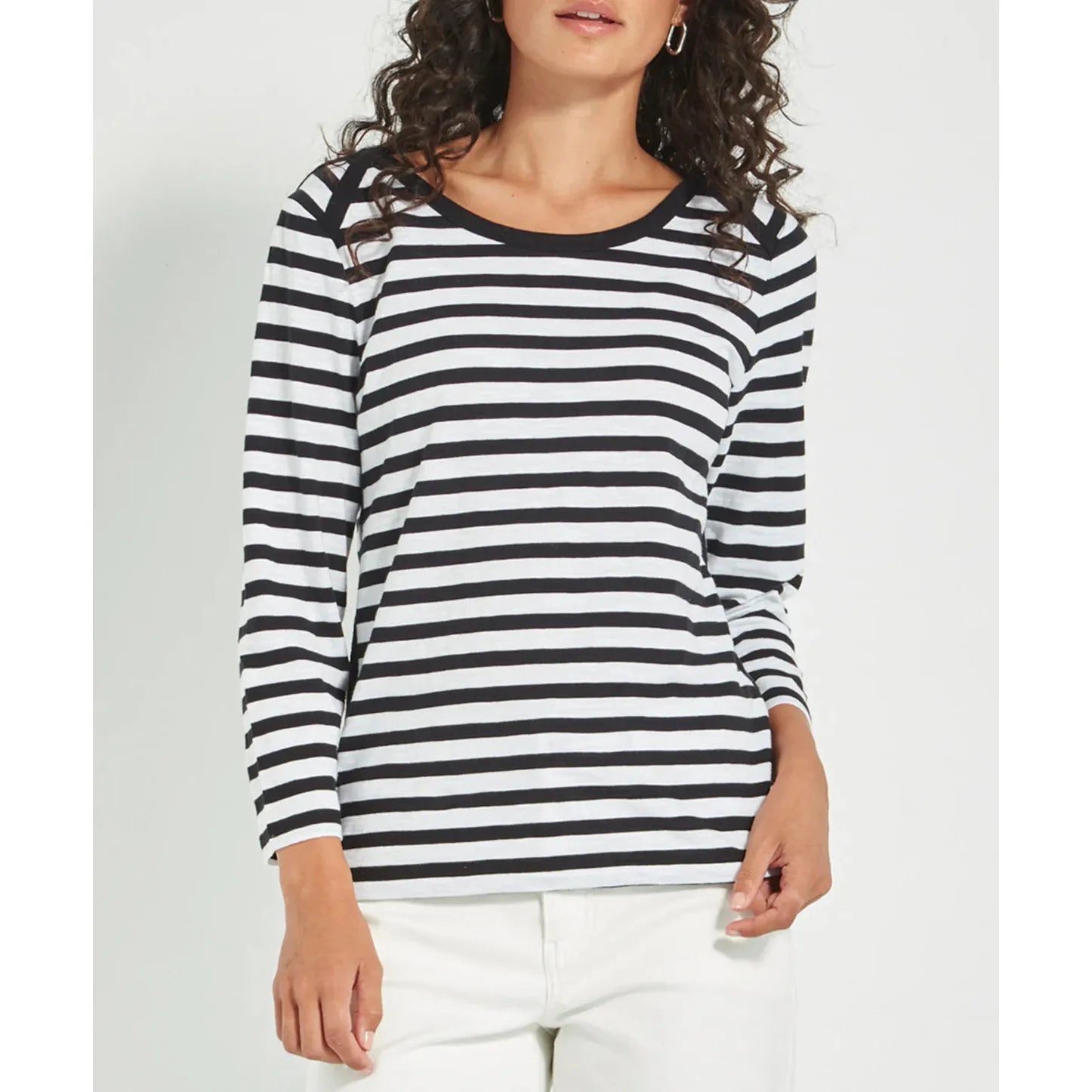 Verge Horizon Top - Ink Stripe  Verge Pisces Boutique