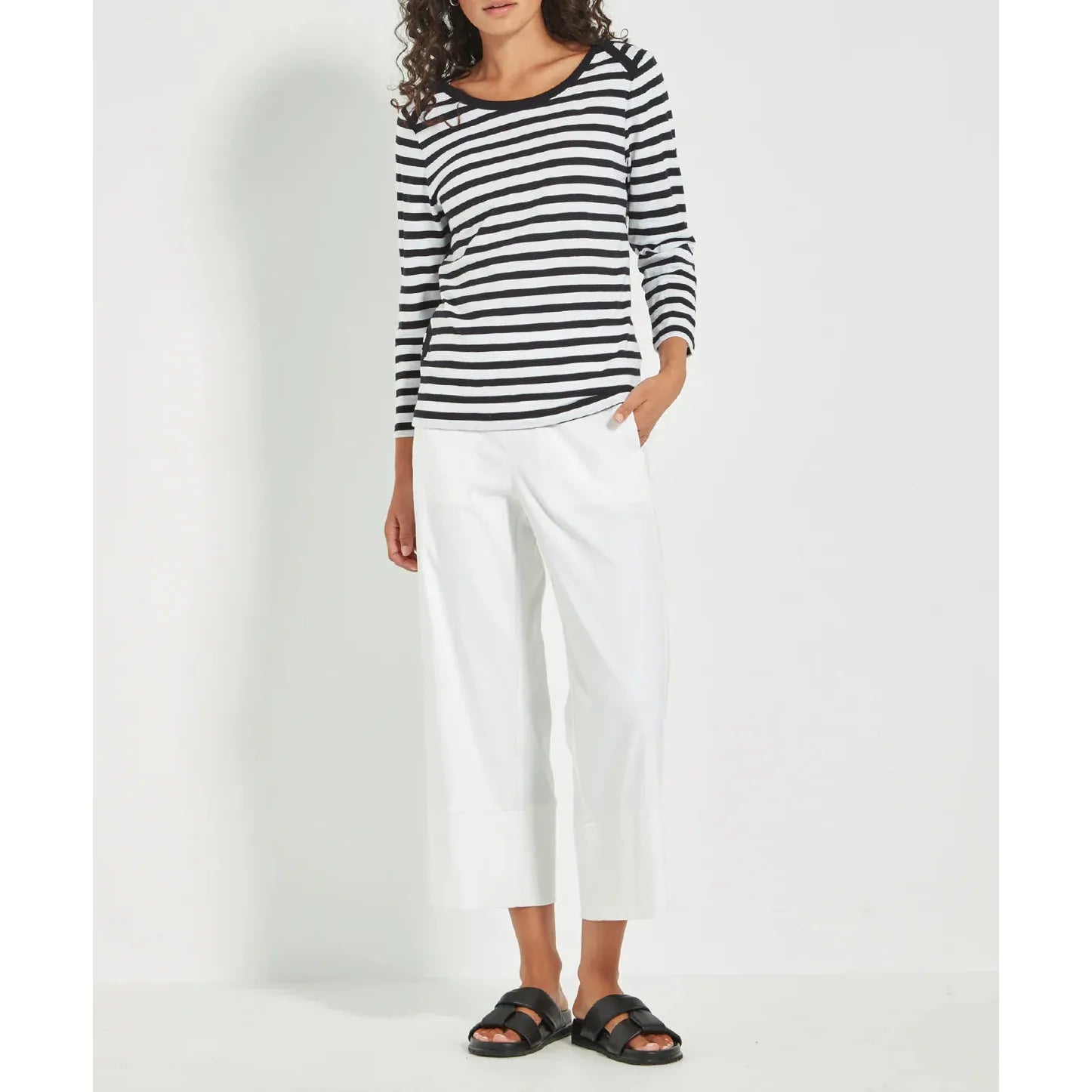 Verge Horizon Top - Ink Stripe  Verge Pisces Boutique