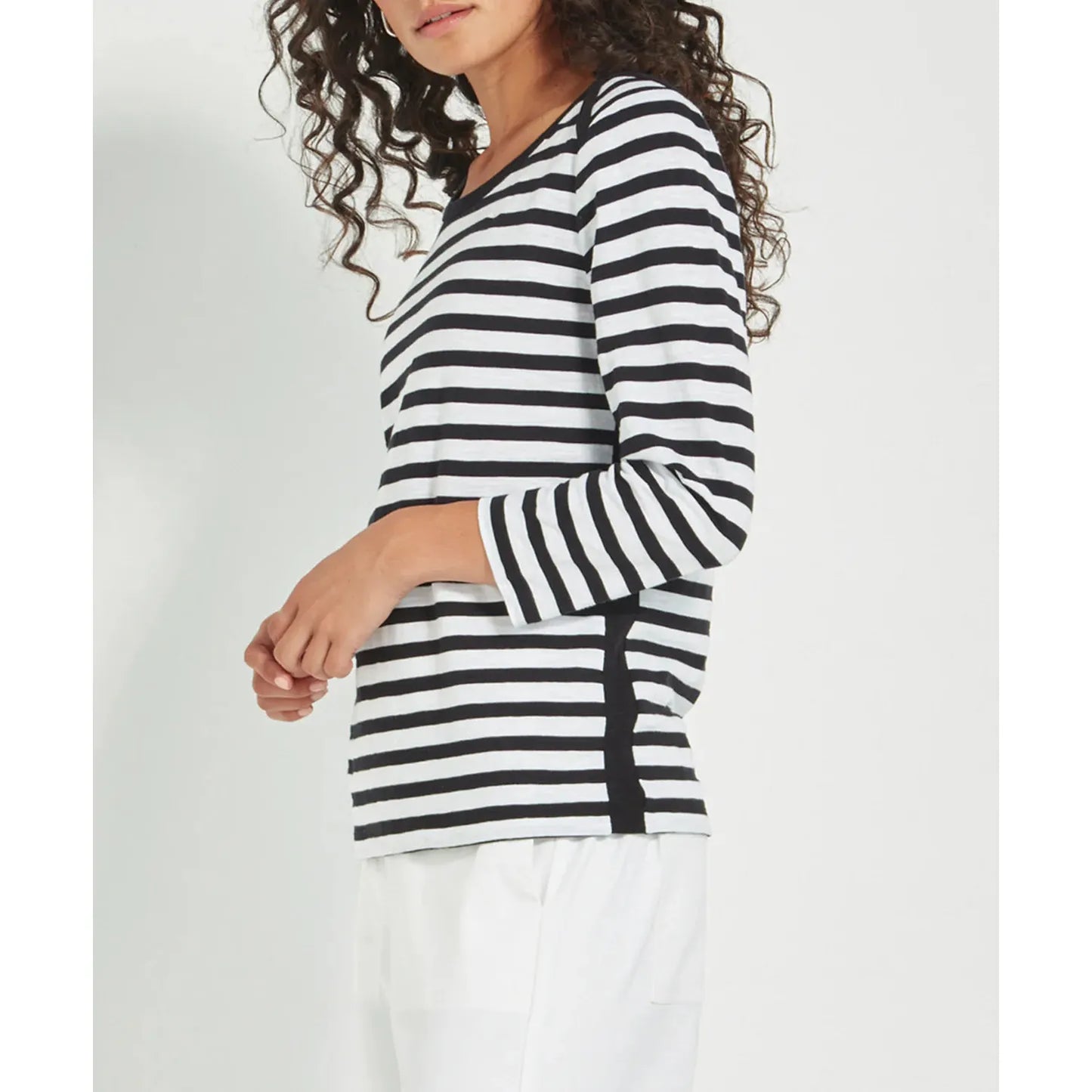 Verge Horizon Top - Ink Stripe Verge Pisces Boutique
