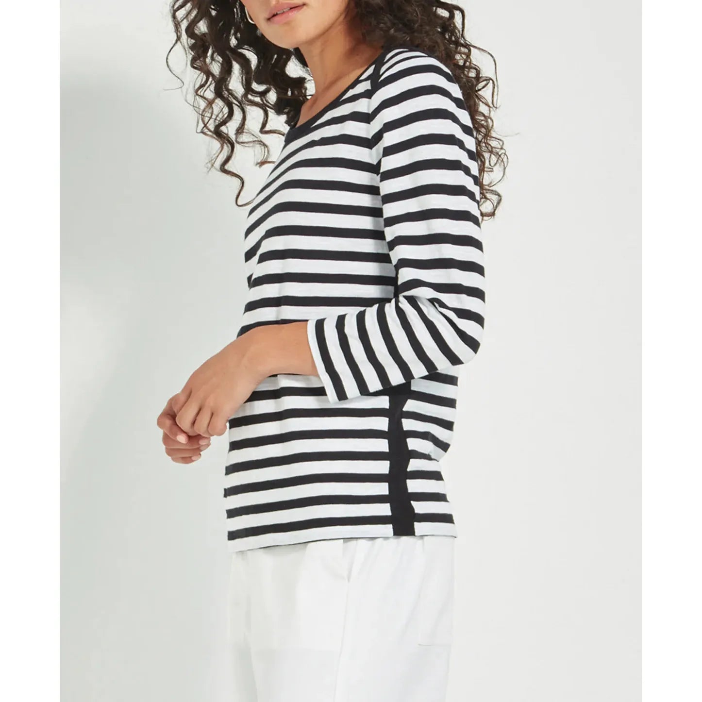 Verge Horizon Top - Ink Stripe  Verge Pisces Boutique