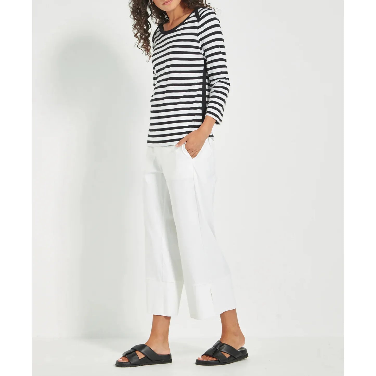 Verge Horizon Top - Ink Stripe Verge Pisces Boutique